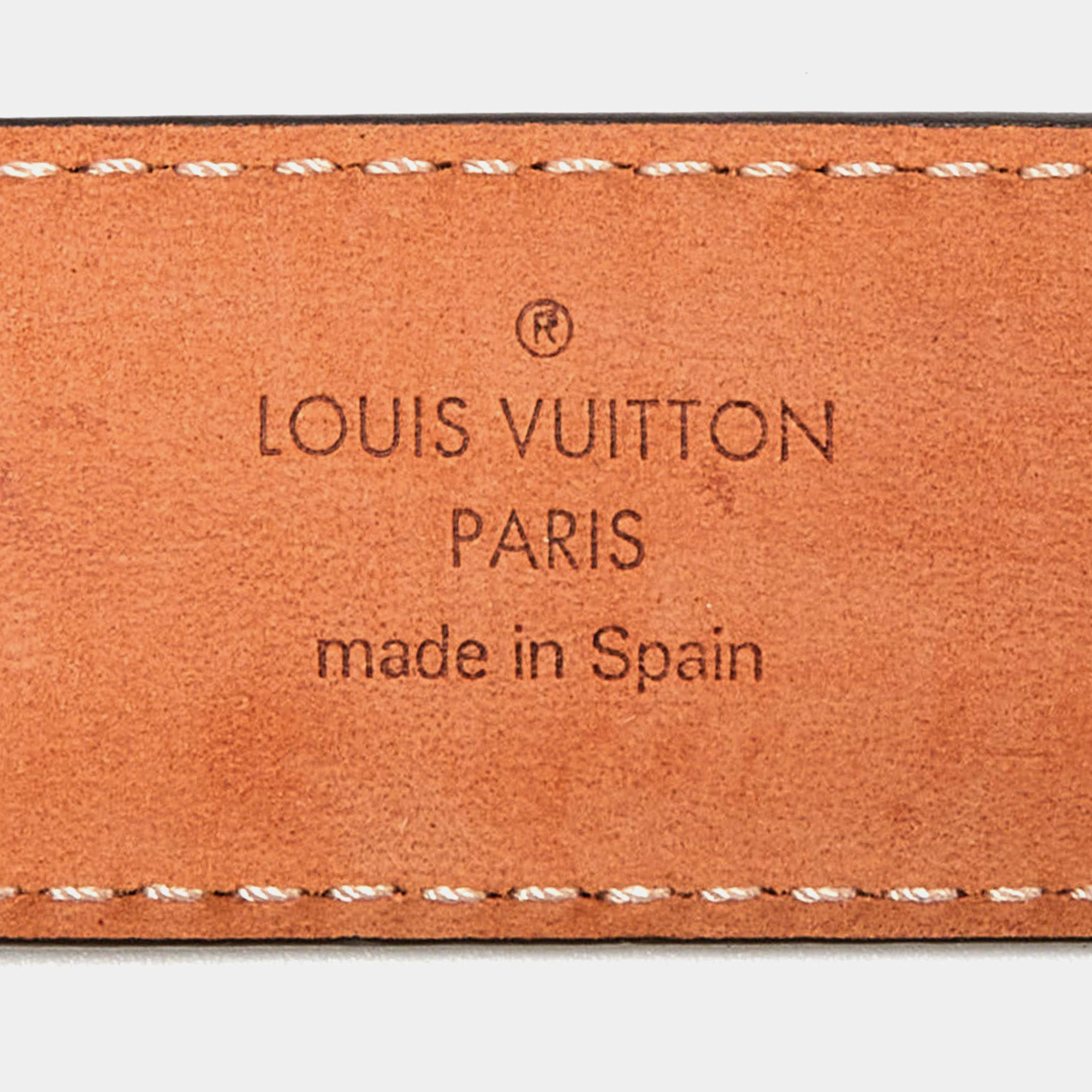 Louis Vuitton Monogram Canvas LV Frame Belt 85CM Louis Vuitton