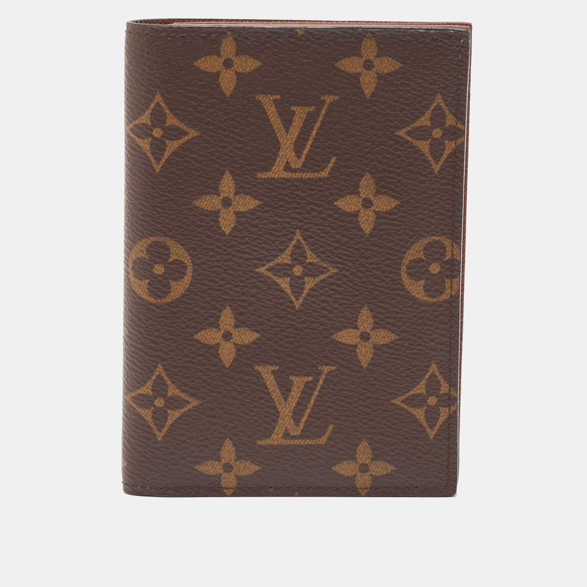 Pre Owned Louis Vuitton Monogram Canvas Passport Cover