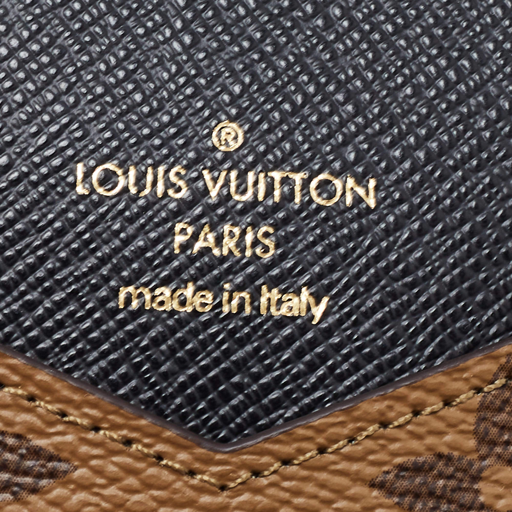 Louis Vuitton Monogram Reverse Canvas iPhone 14 Pro Folio Case