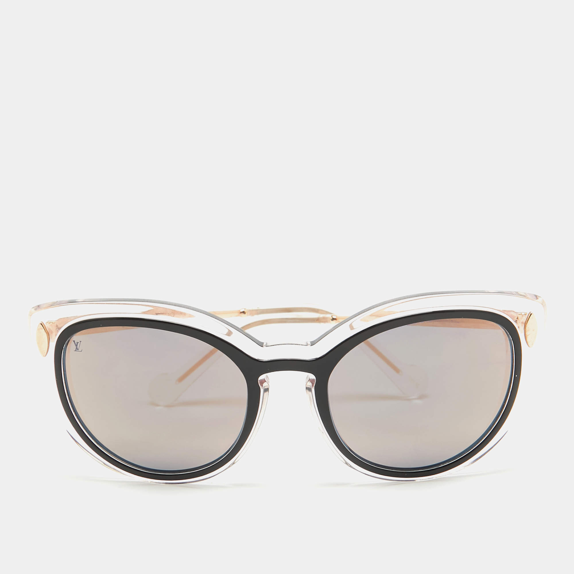 Louis Vuitton Black Mirrored Z0784W Willow Butterfly Sunglasses