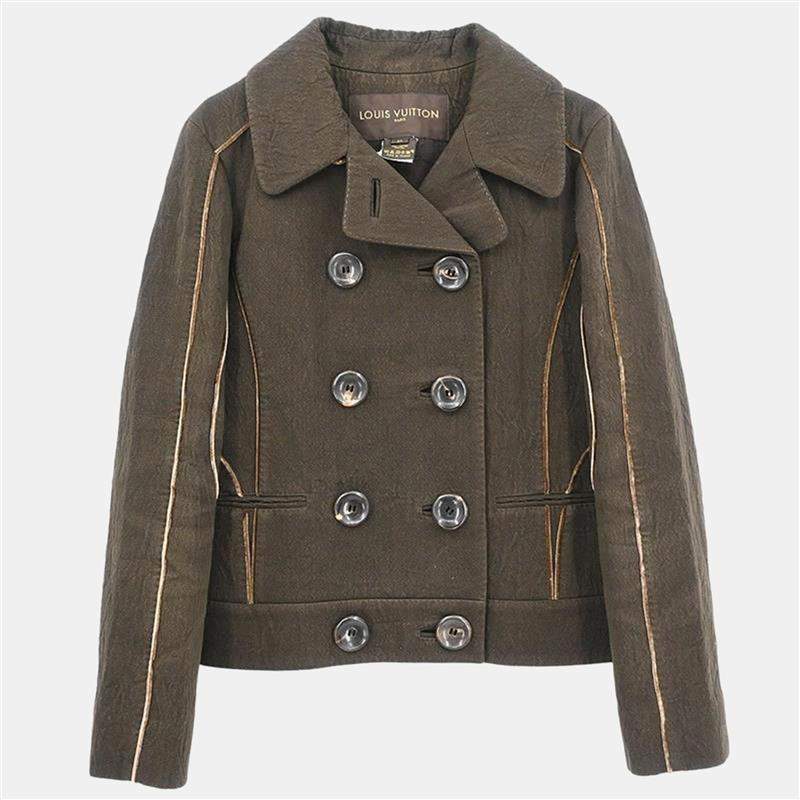 Pre Owned Louis Vuitton Jacket Brown F 34