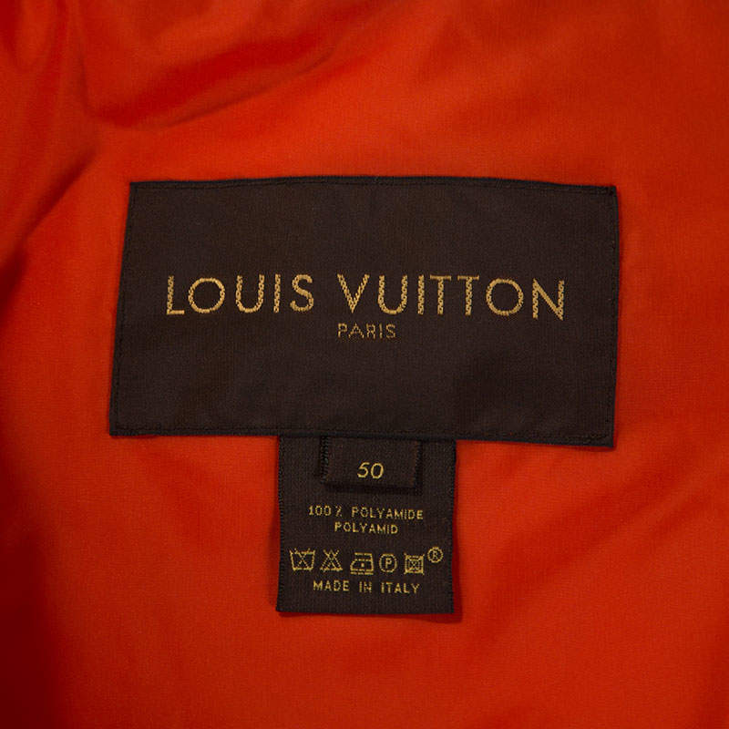 Louis Vuitton Recycled Nylon Sleeveless Puffer Jacket, Blue, 34