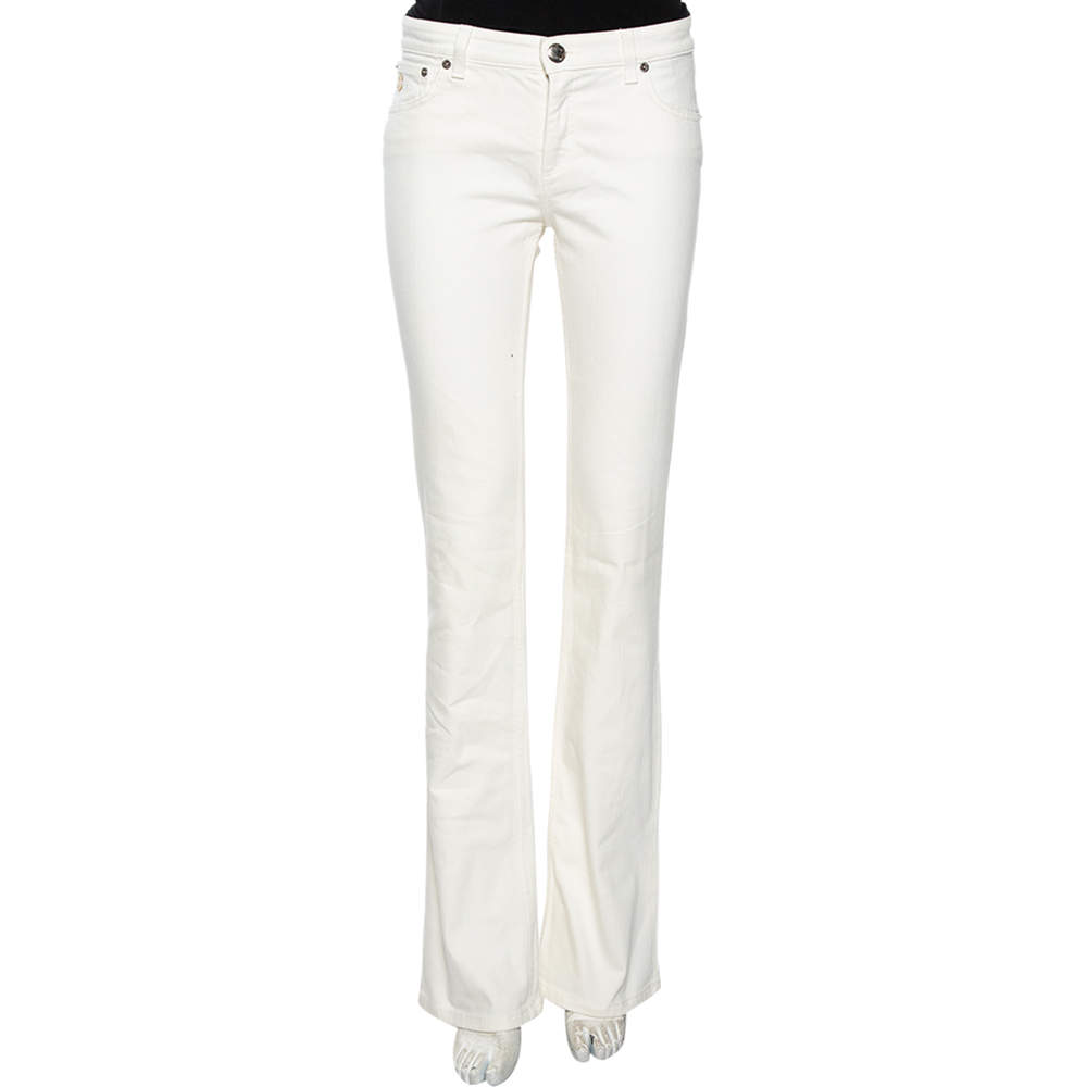 Louis Vuitton White Denim Jeans M