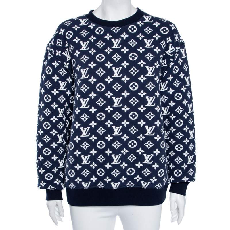 Full monogram jacquard crew neck clearance price