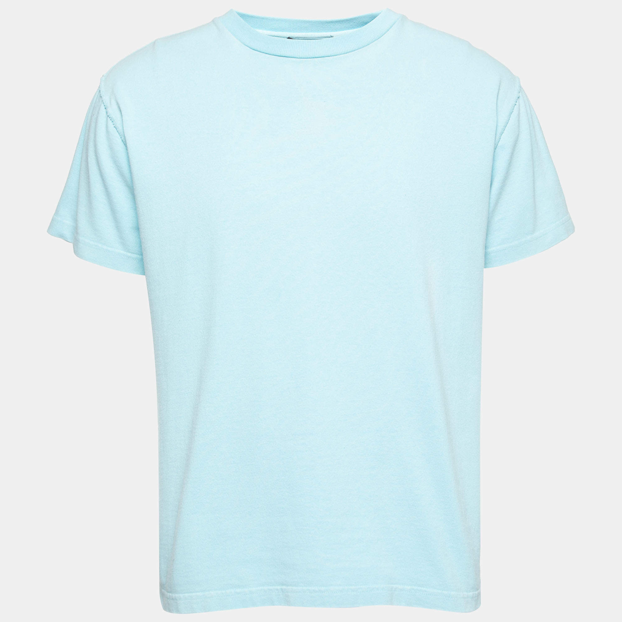 Louis Vuitton Light Blue Cotton Inside-Out T-Shirt S