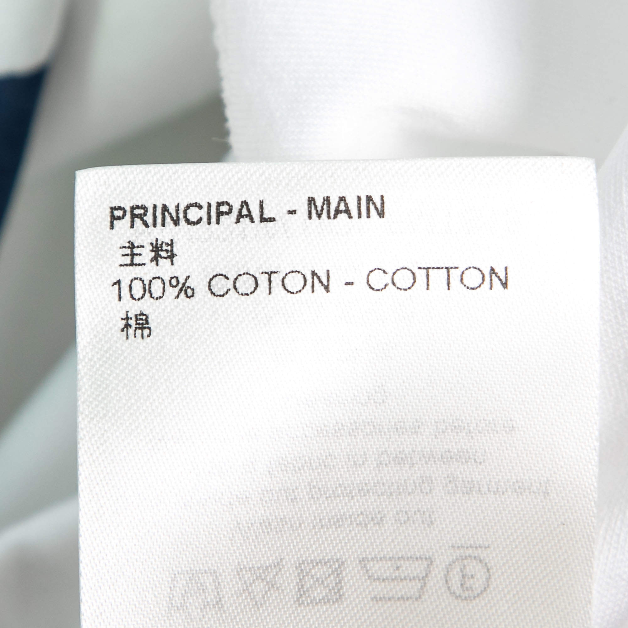 Louis Vuitton White Cotton Coat of Arms Print T-Shirt M Louis Vuitton