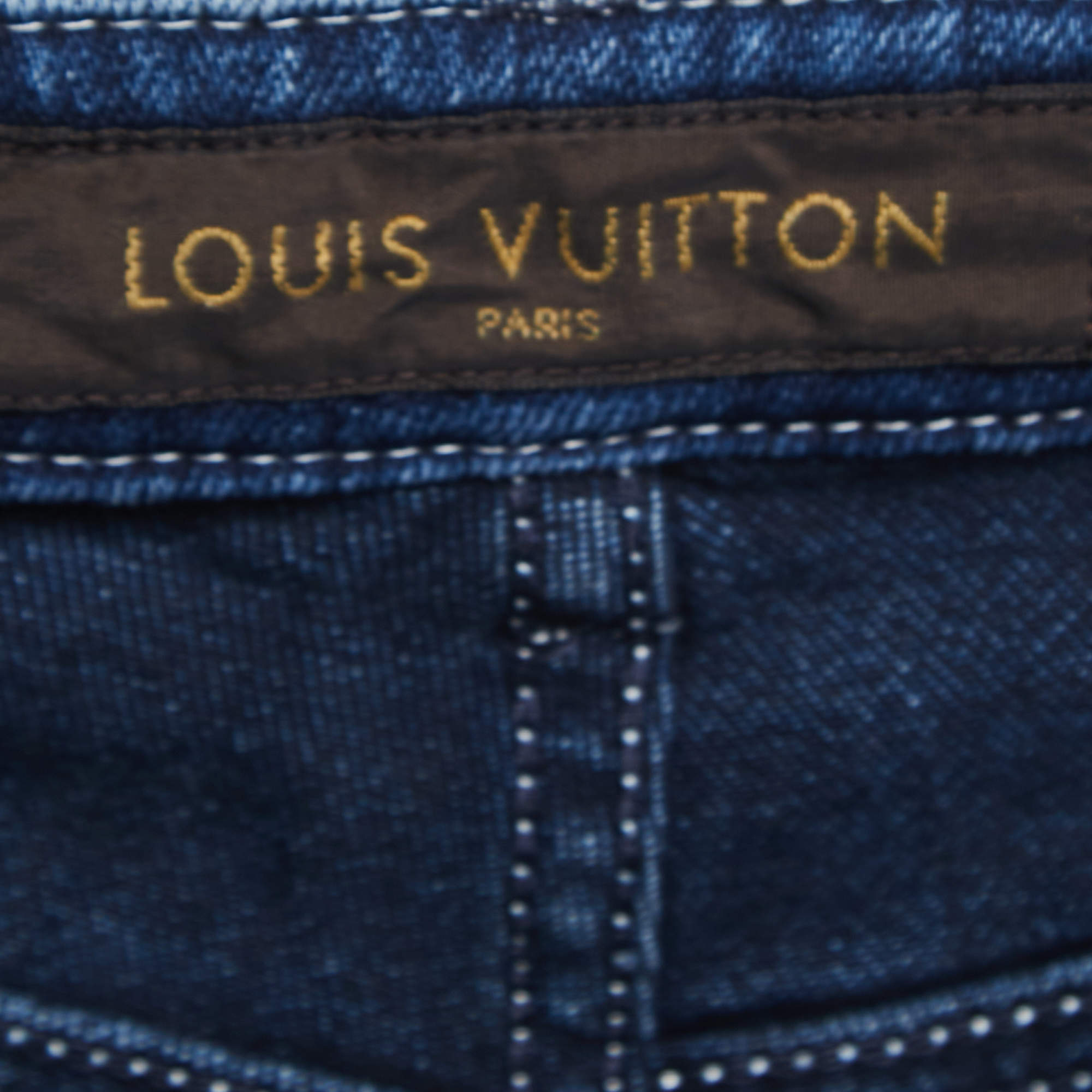 Louis Vuitton Blue Denim Skinny Jean M Waist 30” Louis Vuitton