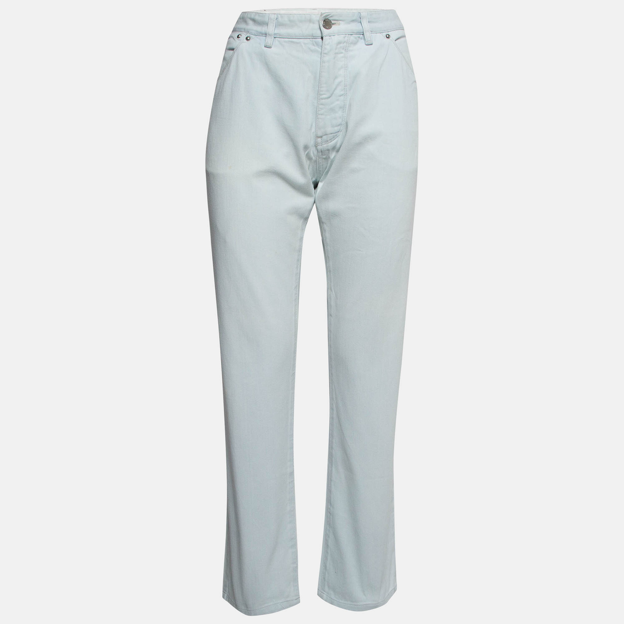Louis Vuitton Light Blue Denim Regular Fit Jeans L Waist 34"