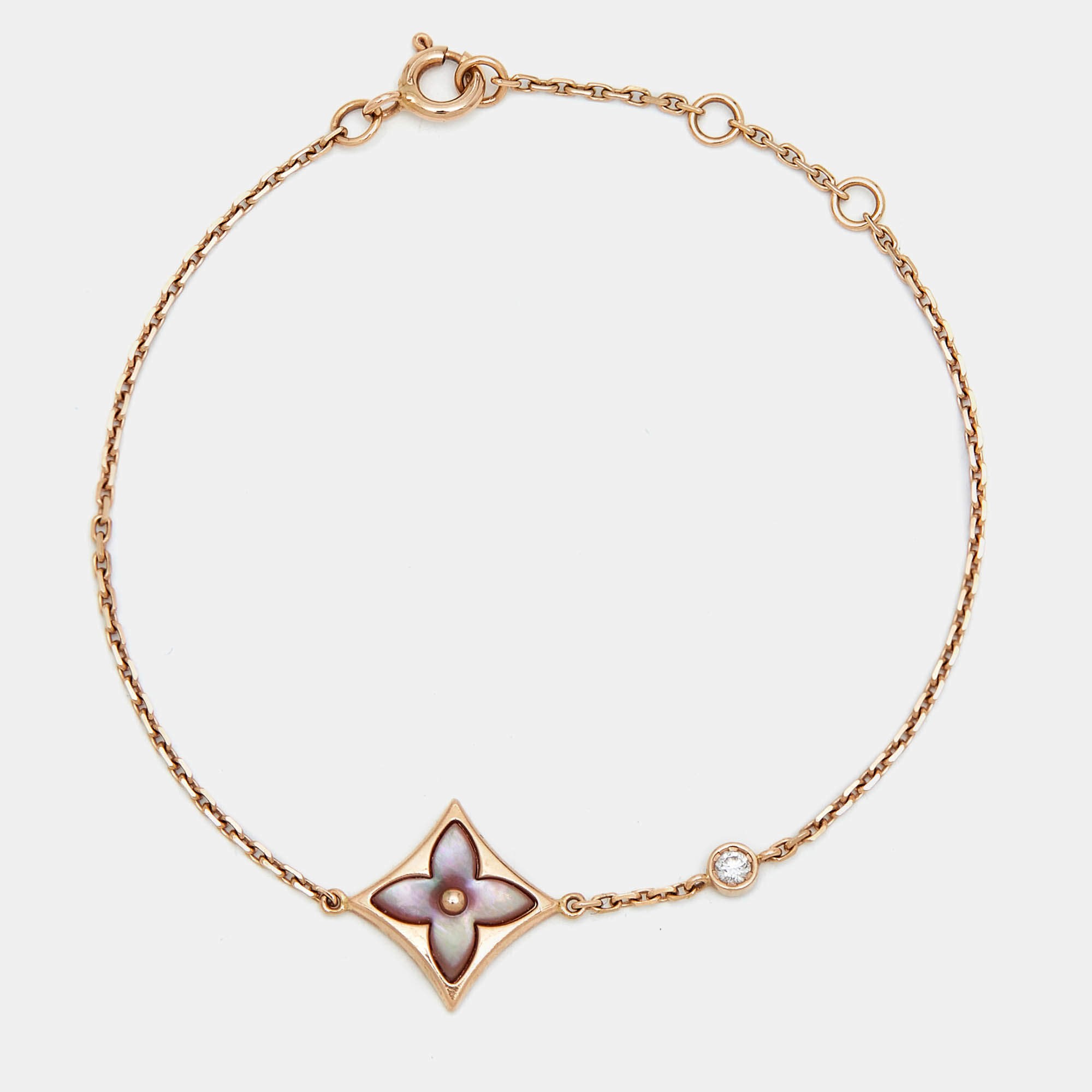 Louis Vuitton  Blossom BB Star Pink Mother of Pearl 18k Rose Gold Bracelet