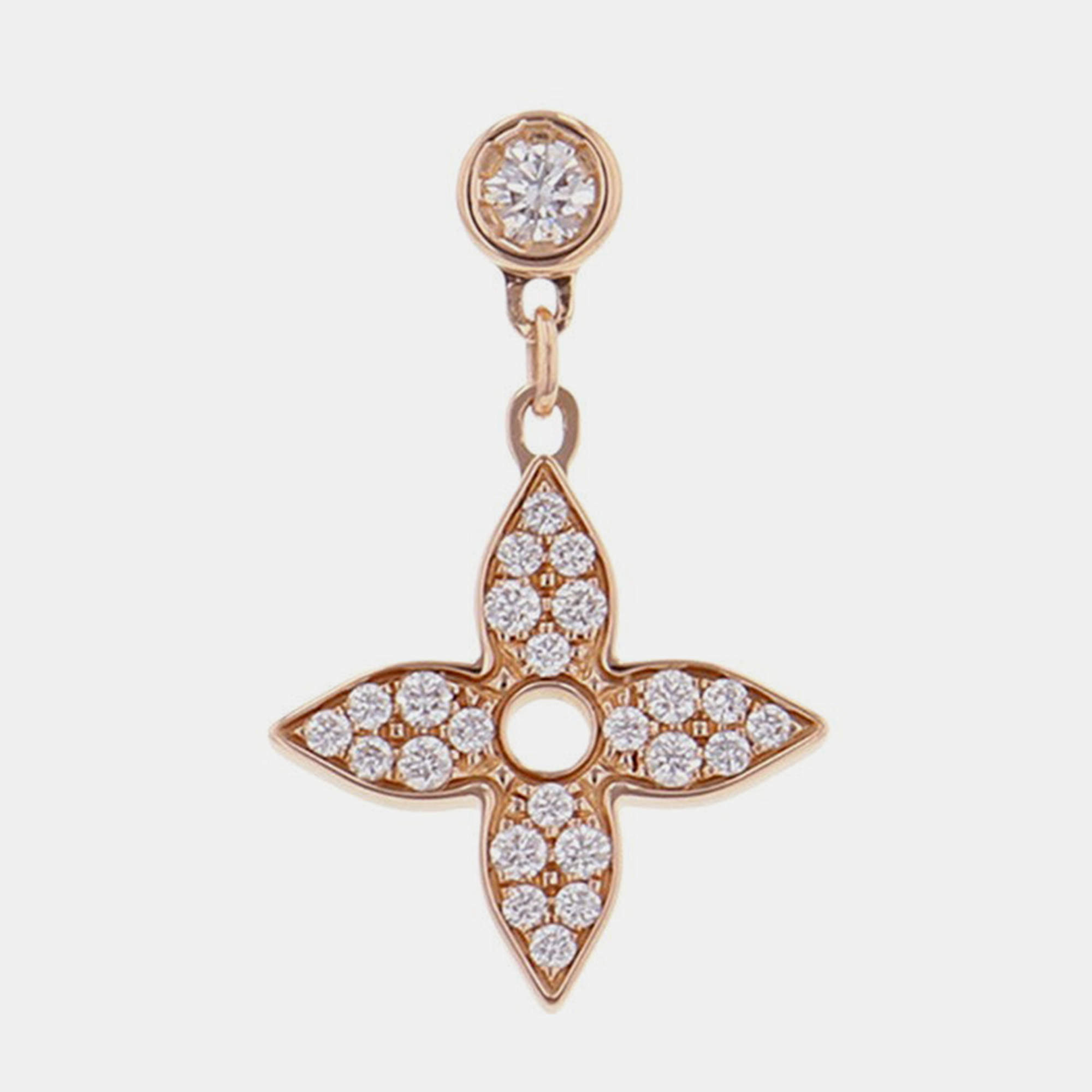 مملوكة مسبقًا Louis Vuitton Idylle Blossom Single Earring 18K Pink Gold