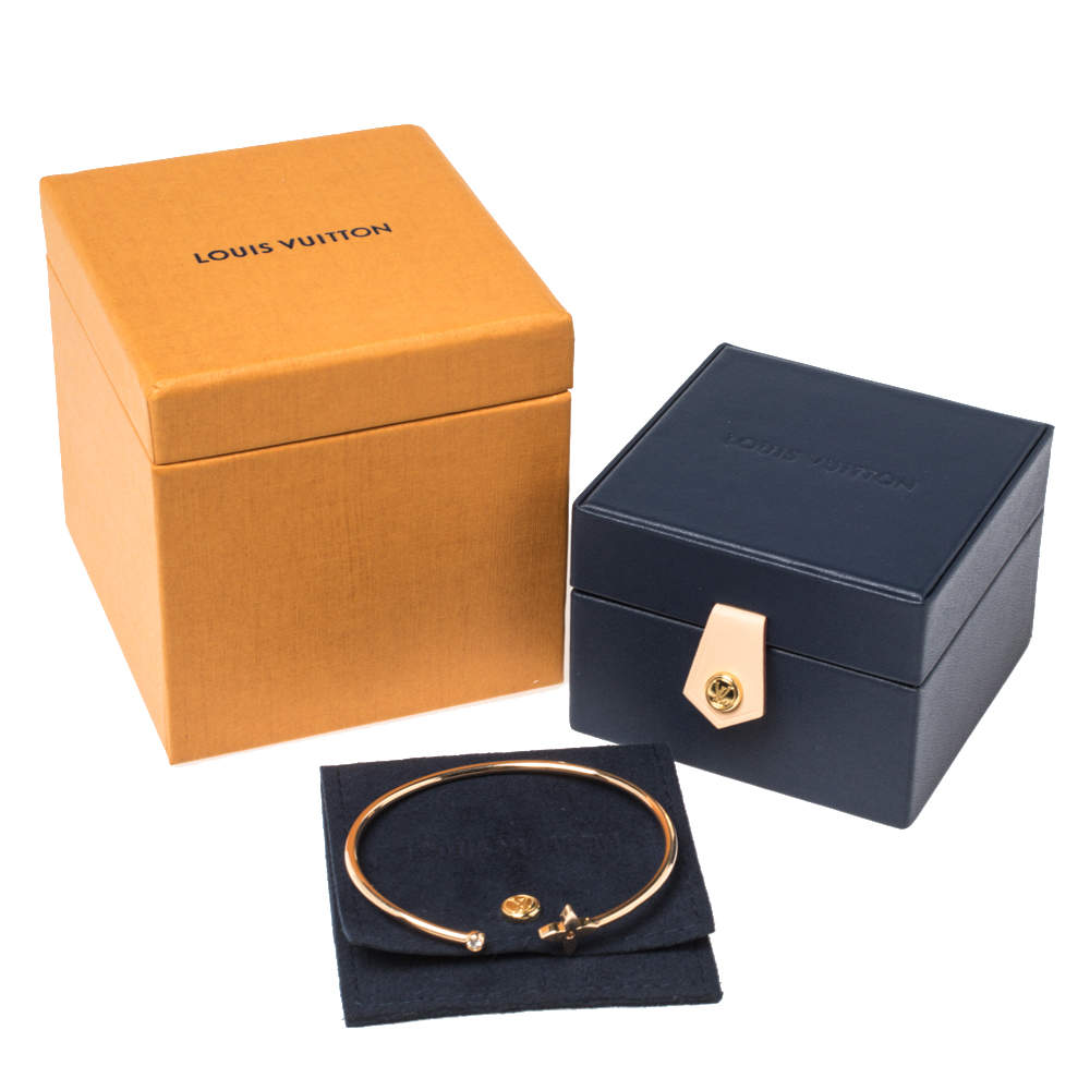 Louis Vuitton, Jewelry, Louis Vuitton Idylle Blossom Twist Cuff Bracelet  8k Rose Gold With Diamond