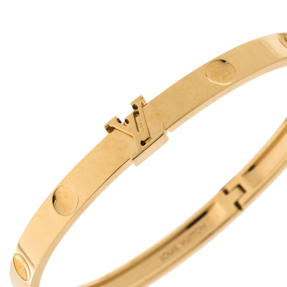 Louis Vuitton 18K Empreinte Bangle - 18K Rose Gold Bangle, Bracelets -  LOU192831
