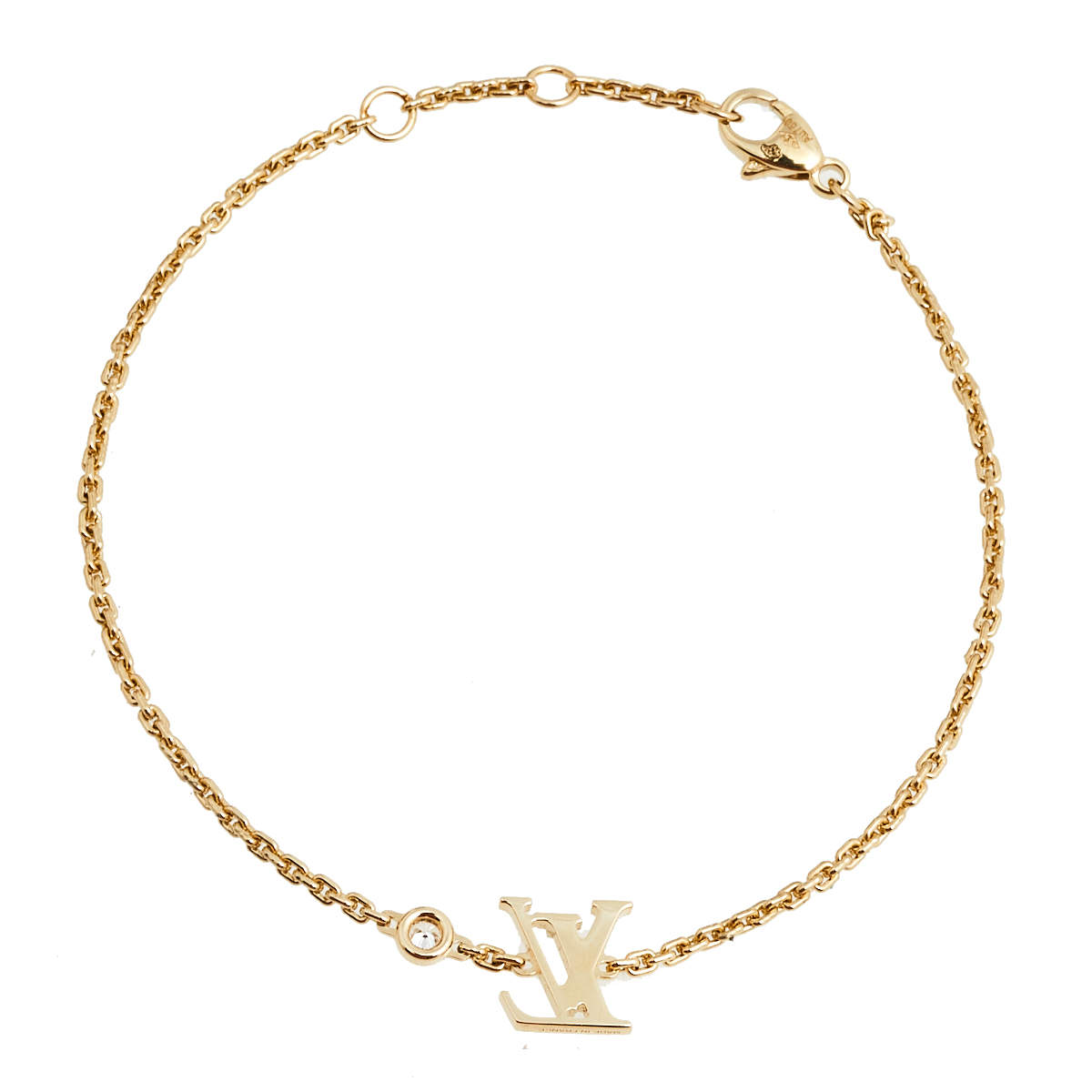 Louis Vuitton® Idylle Blossom LV Bracelet, Yellow Gold And Diamond