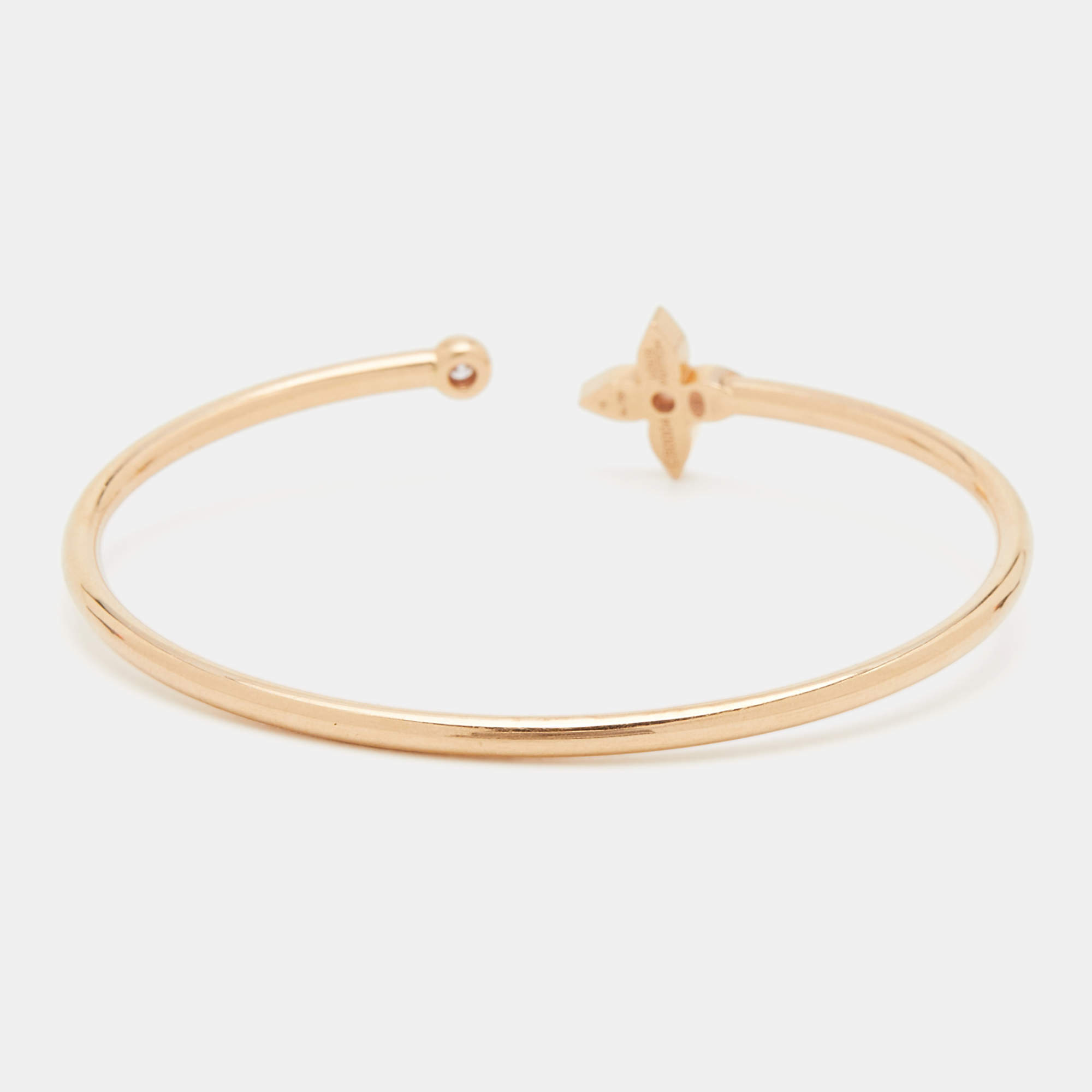 Louis Vuitton 18K Diamond Idylle Blossom Twist Bracelet - 18K Rose Gold  Cuff, Bracelets - LOU626816