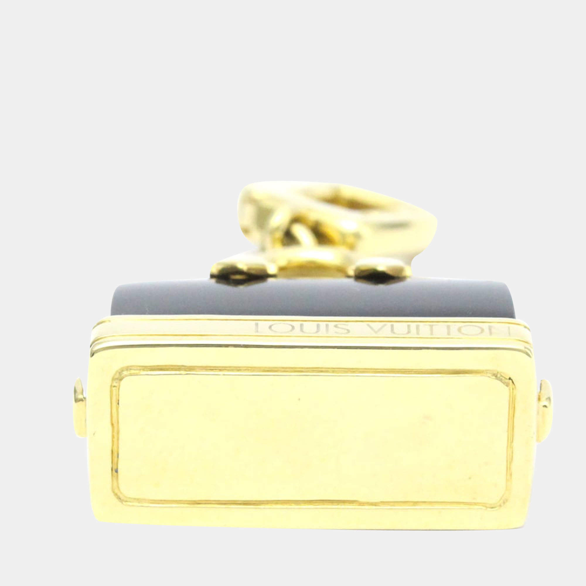Louis Vuitton Pink Tourmaline 18k Yellow Gold Alma Bag Charm