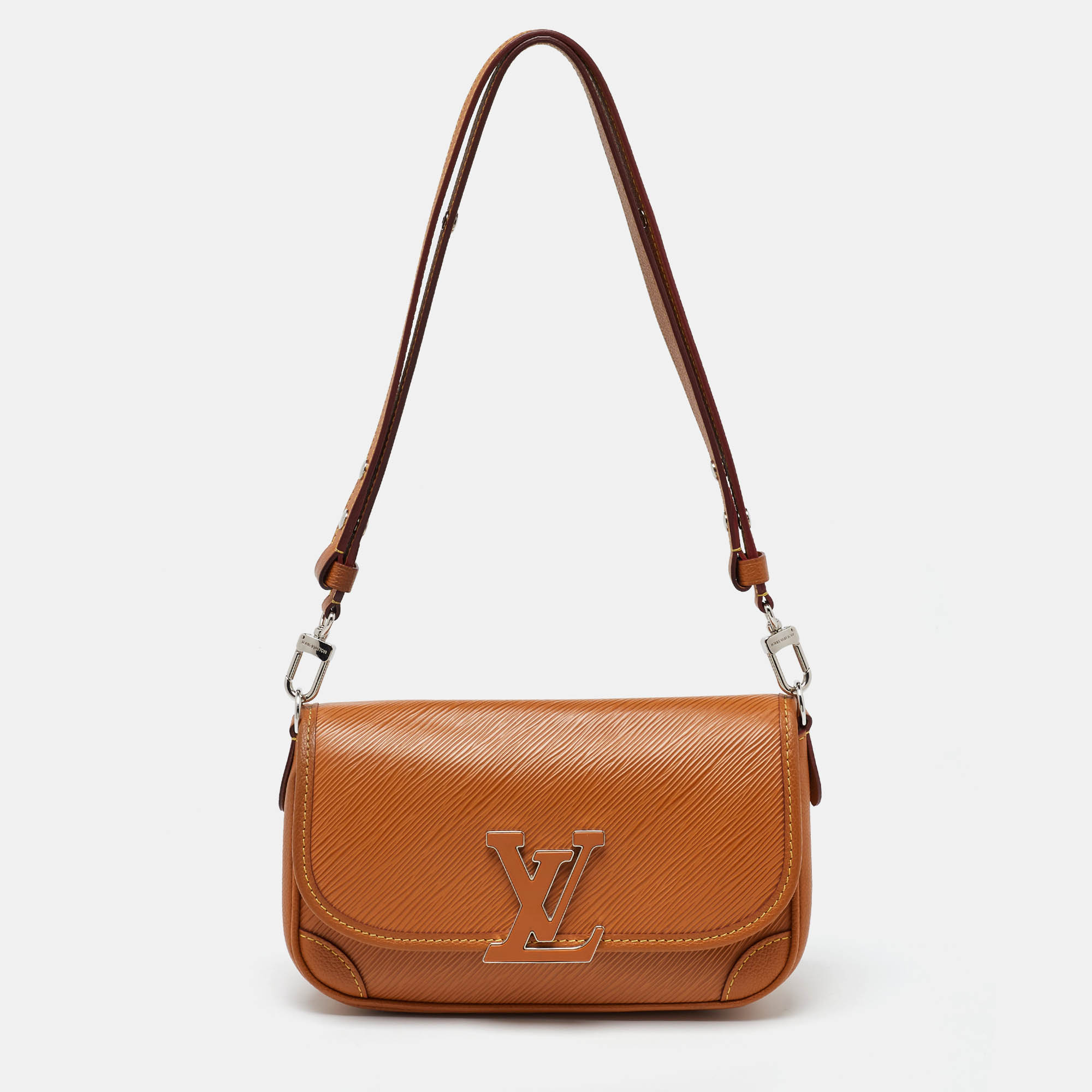 Pre Owned Louis Vuitton Honey Gold Epi Leather Buci Bag