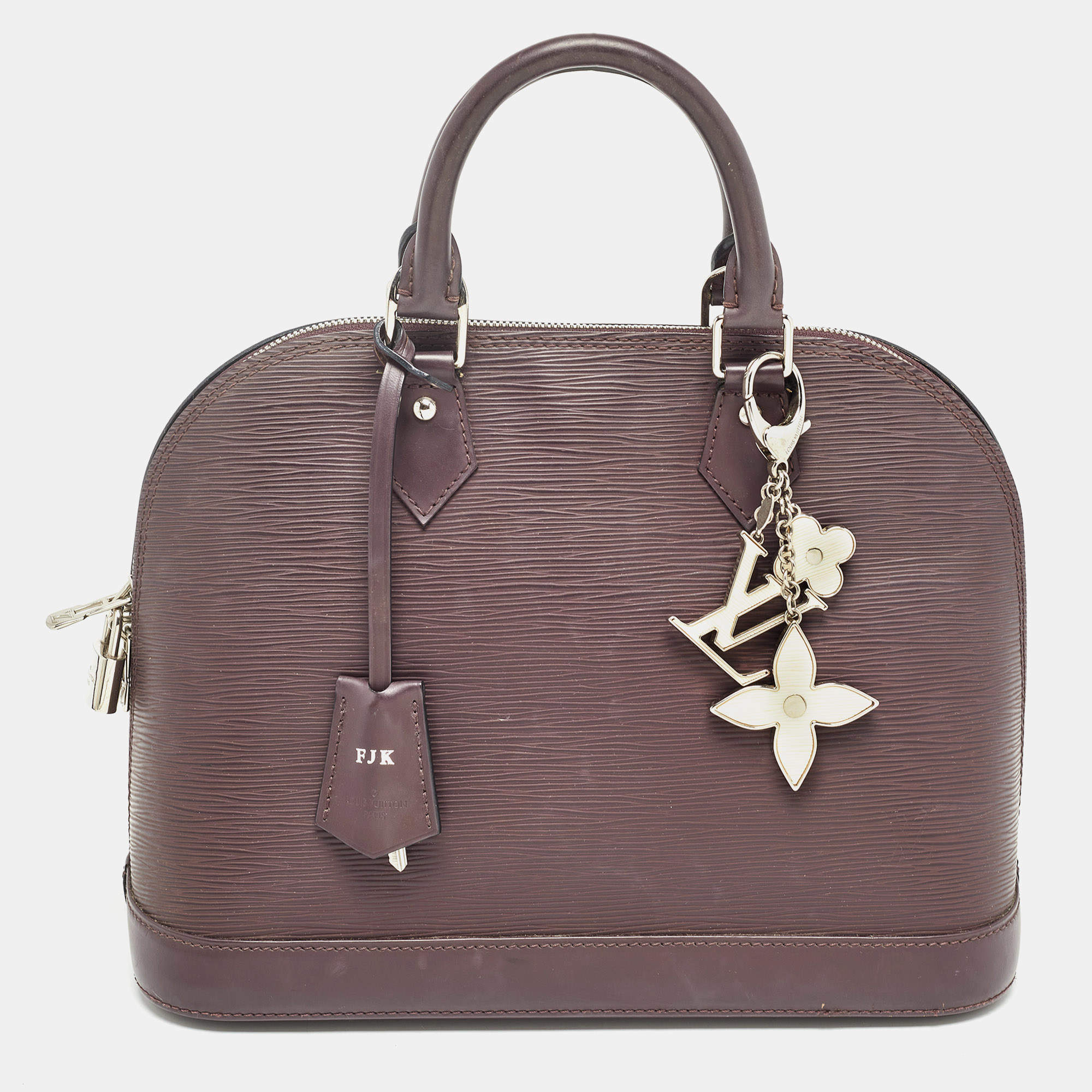 Pre Owned Louis Vuitton Quetsche Epi Leather Alma PM Bag