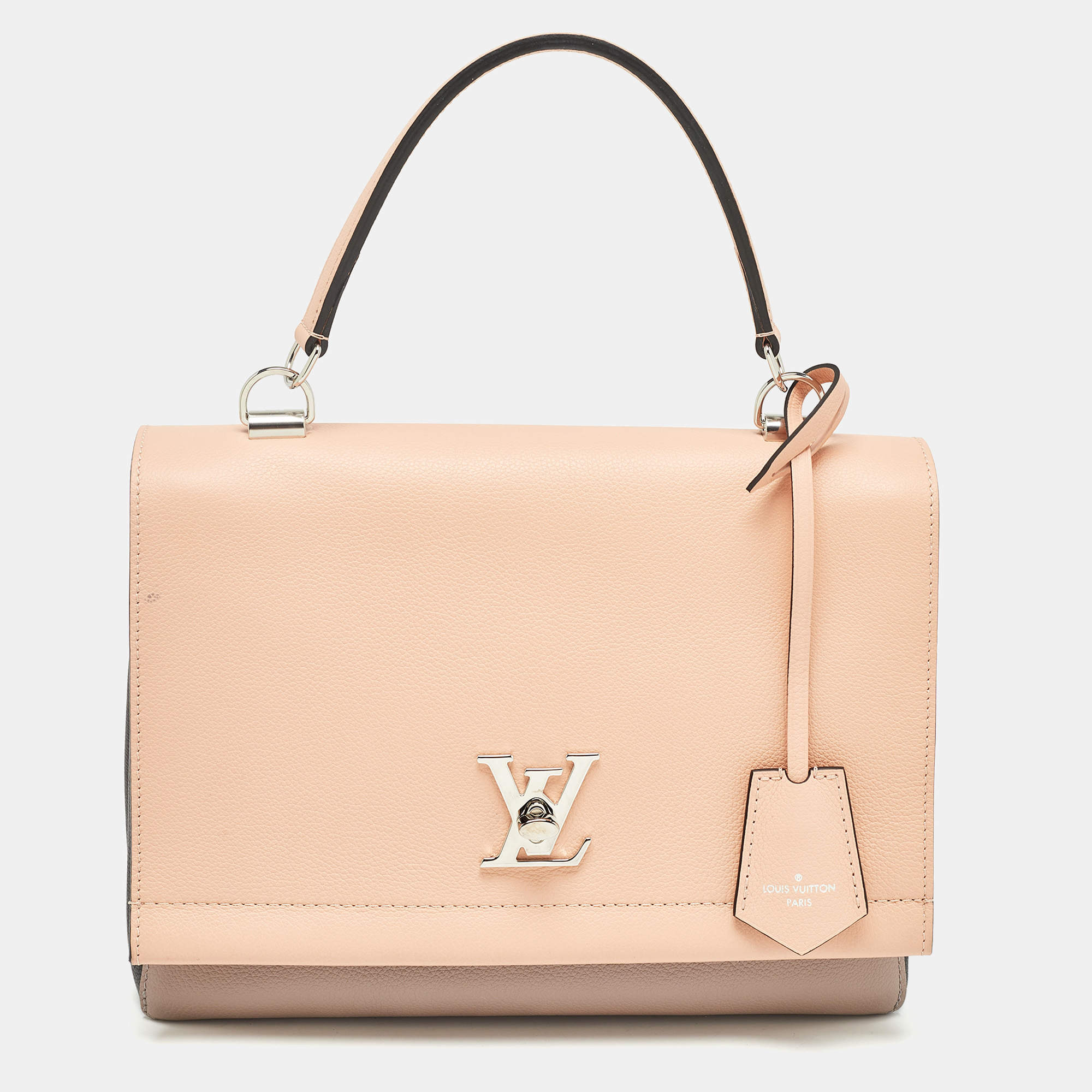 Pre Owned Louis Vuitton Multicolor Leather Lockme II Bag