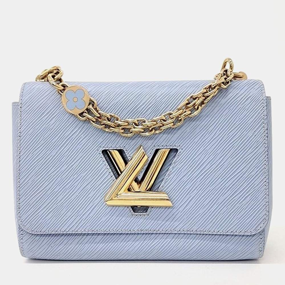 Louis Vuitton Blue Epi Leather Twist MM Handbag