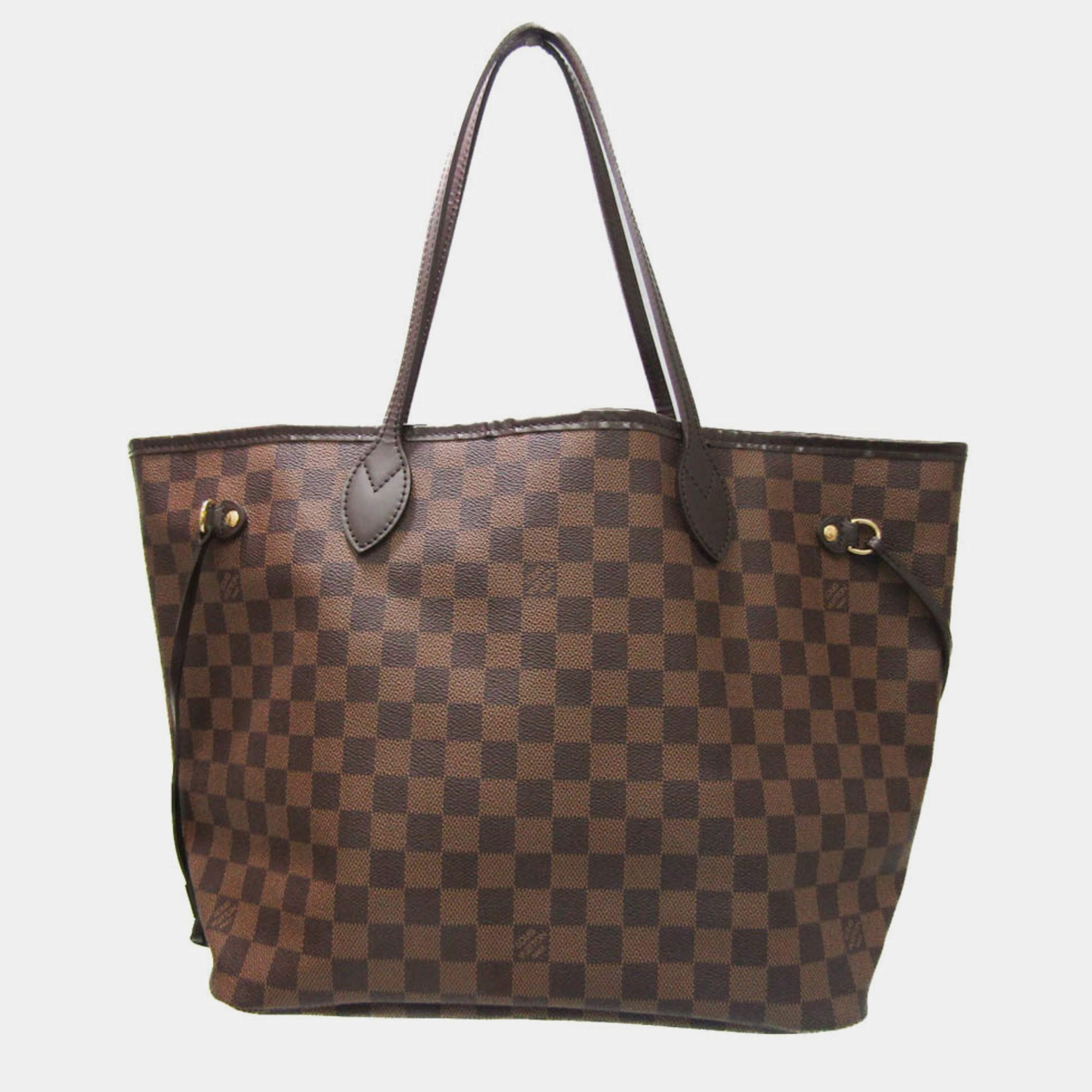 Louis Vuitton Brown Canvas Medium Neverfull Tote Bag