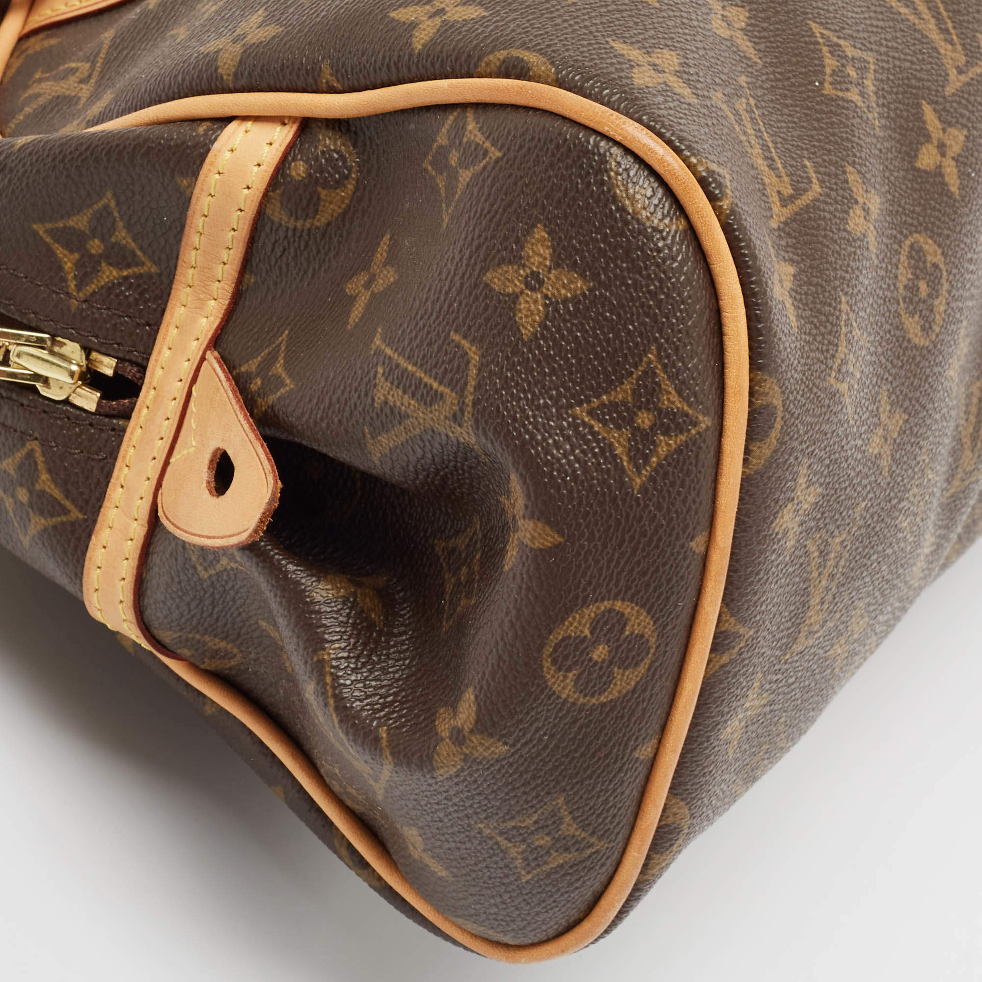 Pre Owned Louis Vuitton Monogram Canvas and Leather Montorgueil PM Bag
