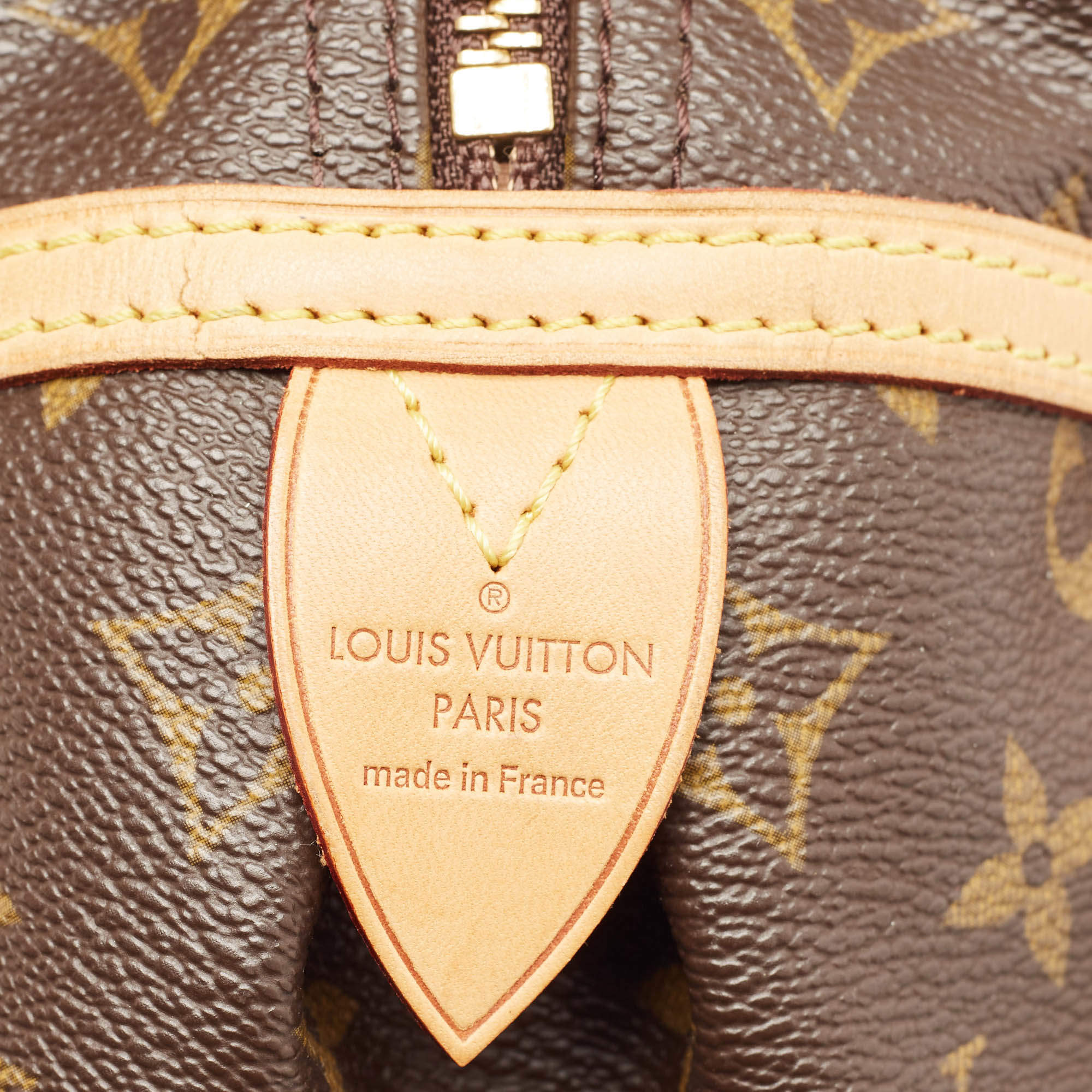 Pre Owned Louis Vuitton Monogram Canvas and Leather Montorgueil PM Bag