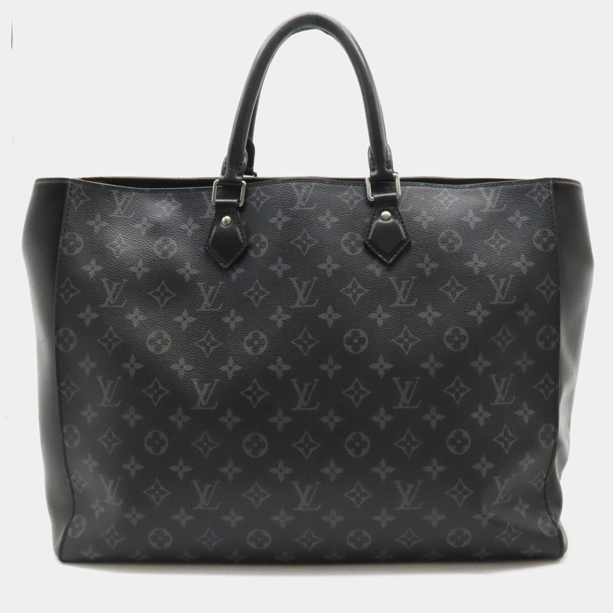 Louis Vuitton Black Monogram Eclipse Grand Sac Tote Bag 