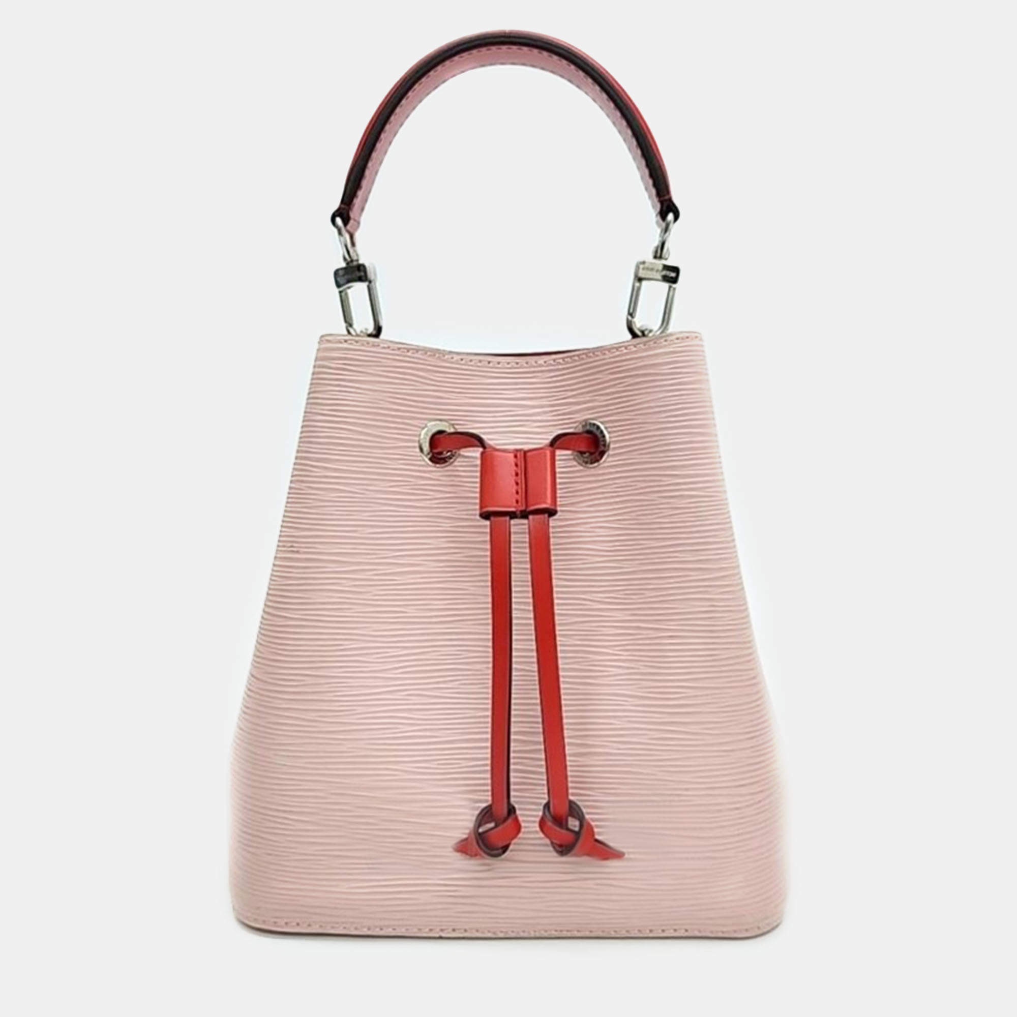 Louis Vuitton Rose Valerine Epi Leather Noe Noe BB Bucket Bag