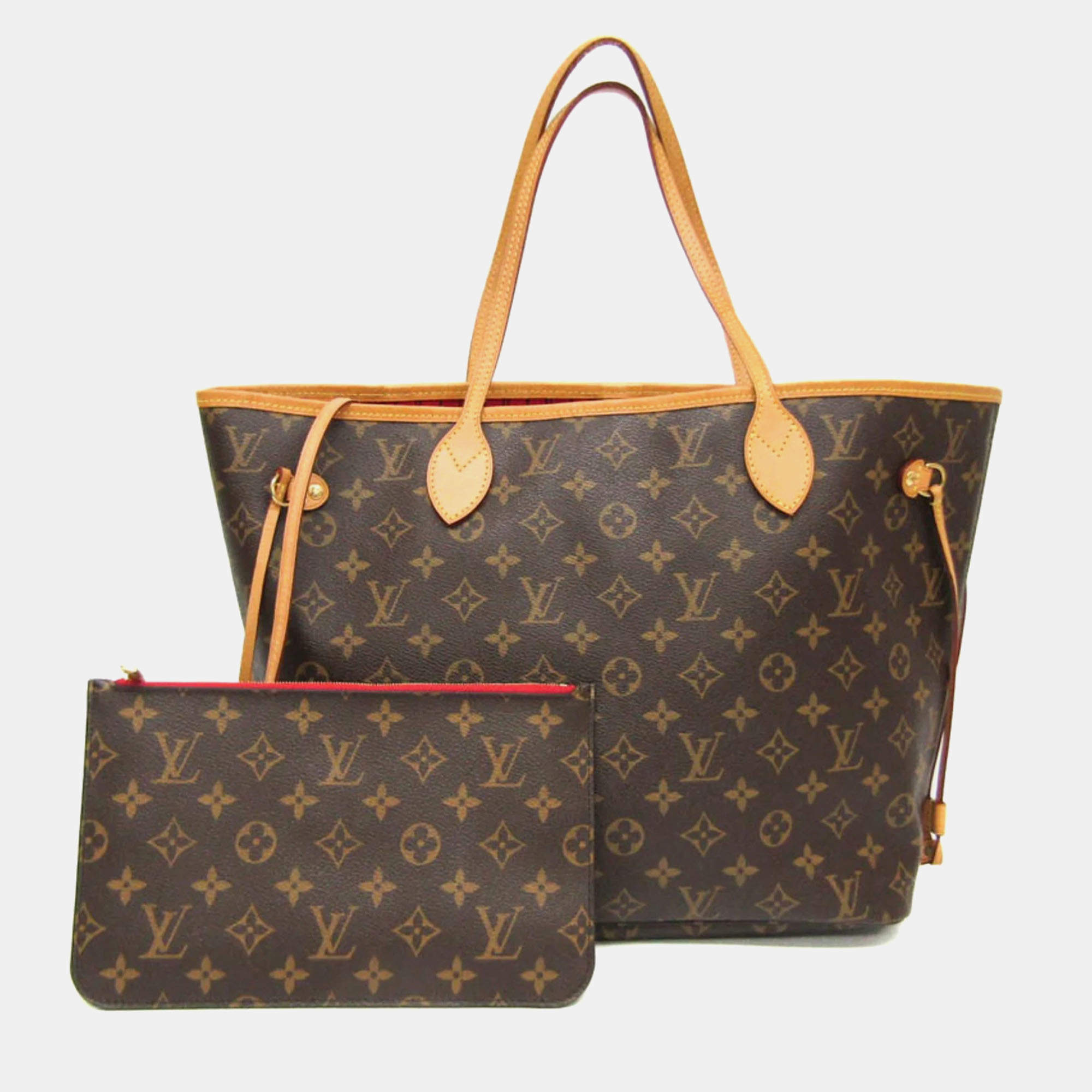 Louis Vuitton Brown Monogram Canvas Neverfull MM Tote Bag