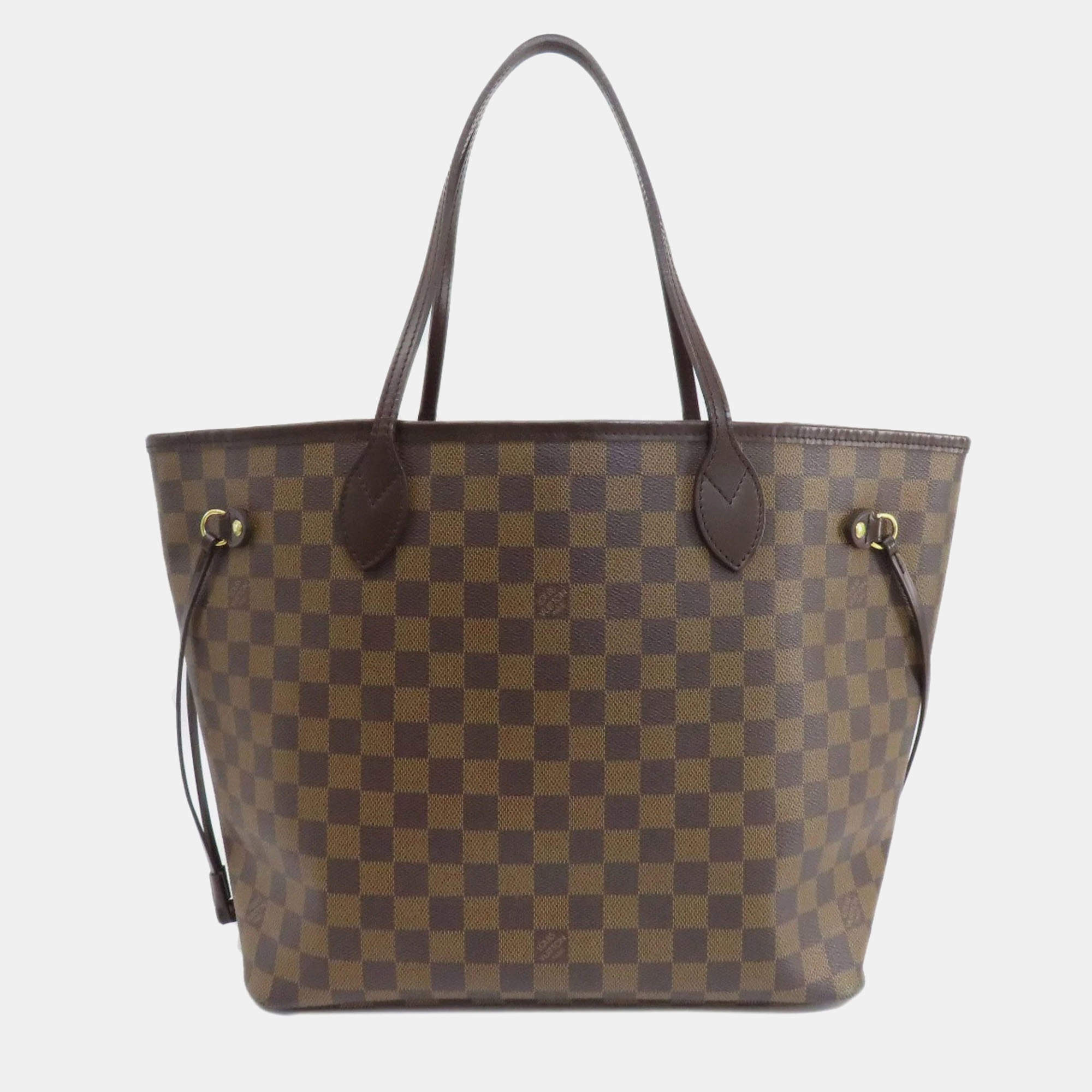 Louis Vuitton Brown Damier Ebene Canvas Neverfull MM Tote Bag