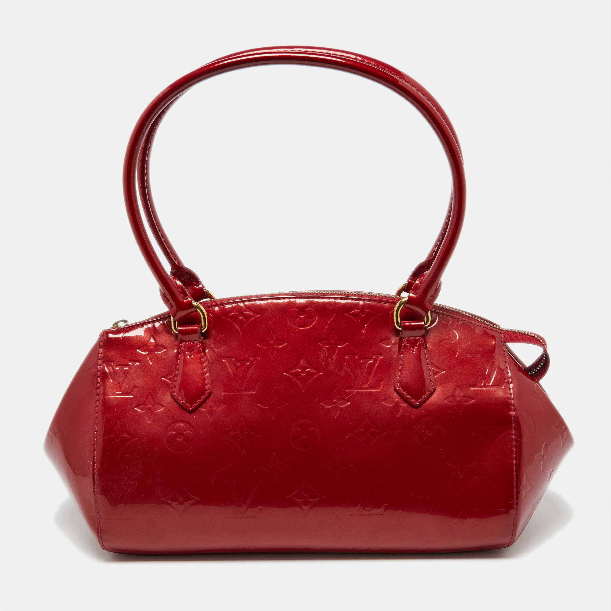 Louis Vuitton Pomme D’Amour Monogram Vernis Sherwood PM Bag