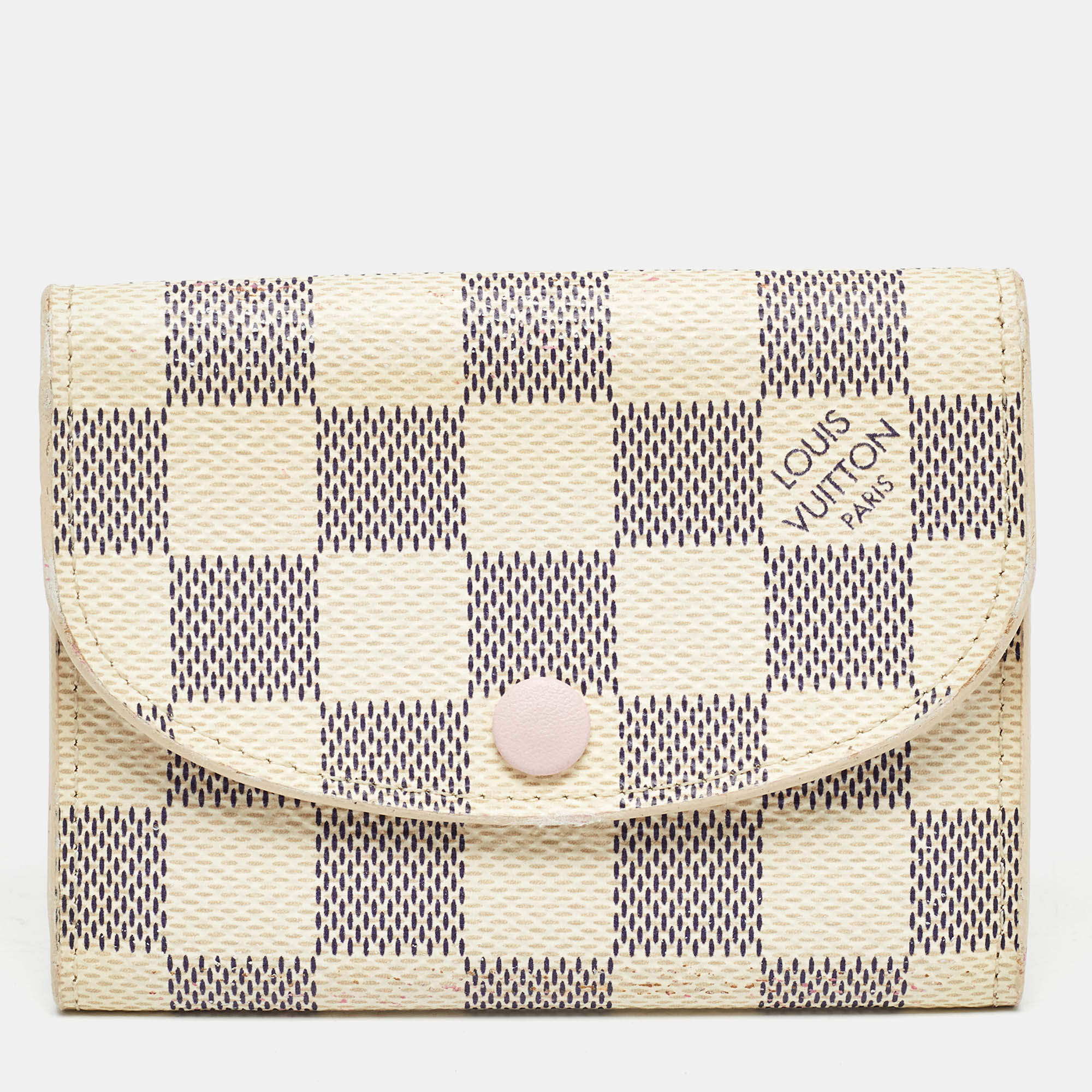 Louis Vuitton Damier Azur Canvas Rosalie Coin Purse