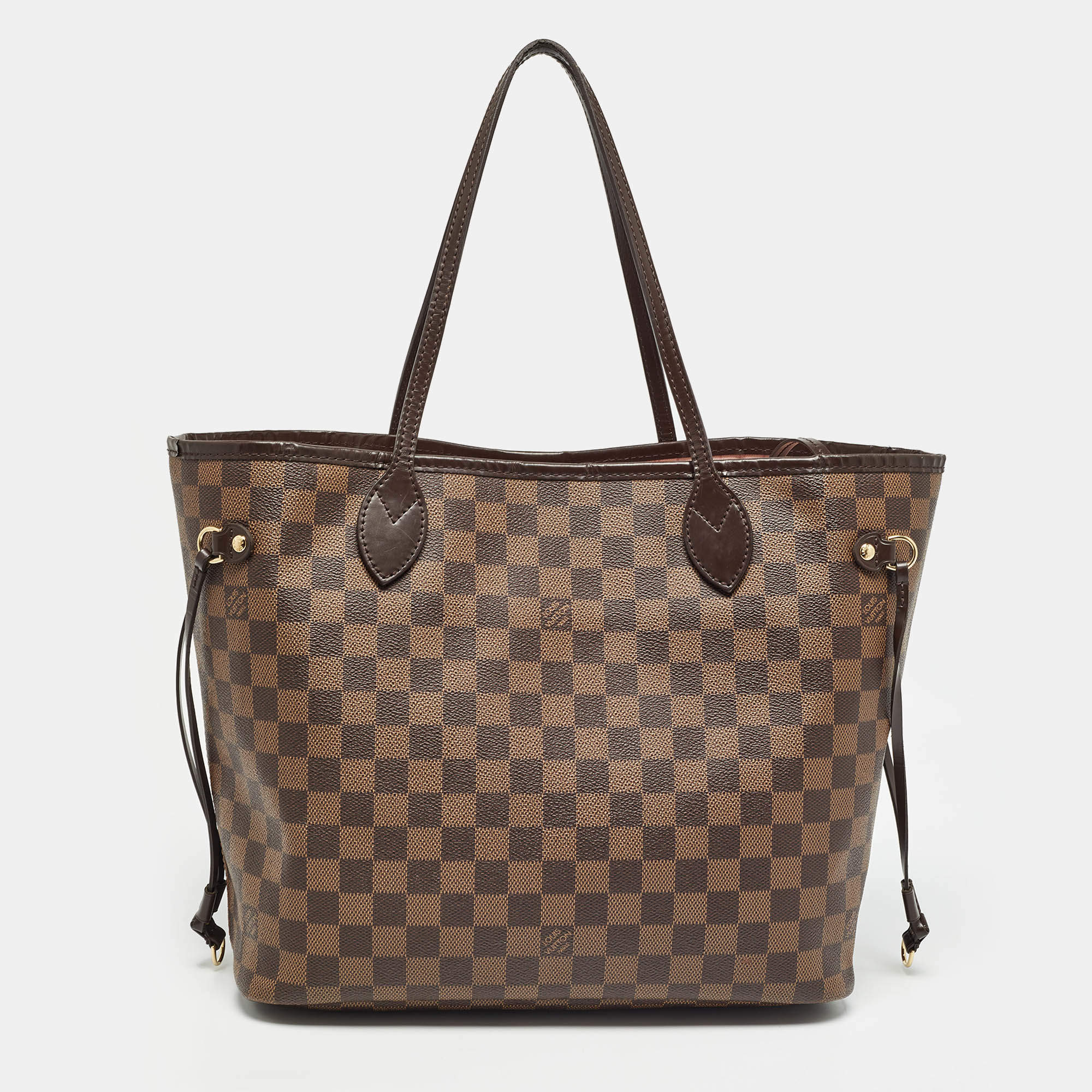 Louis Vuitton Damier Ebene Canvas Neverfull MM Bag