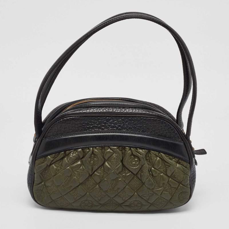 Louis Vuitton Olive Monogram Leather Mizi Vienna Bag