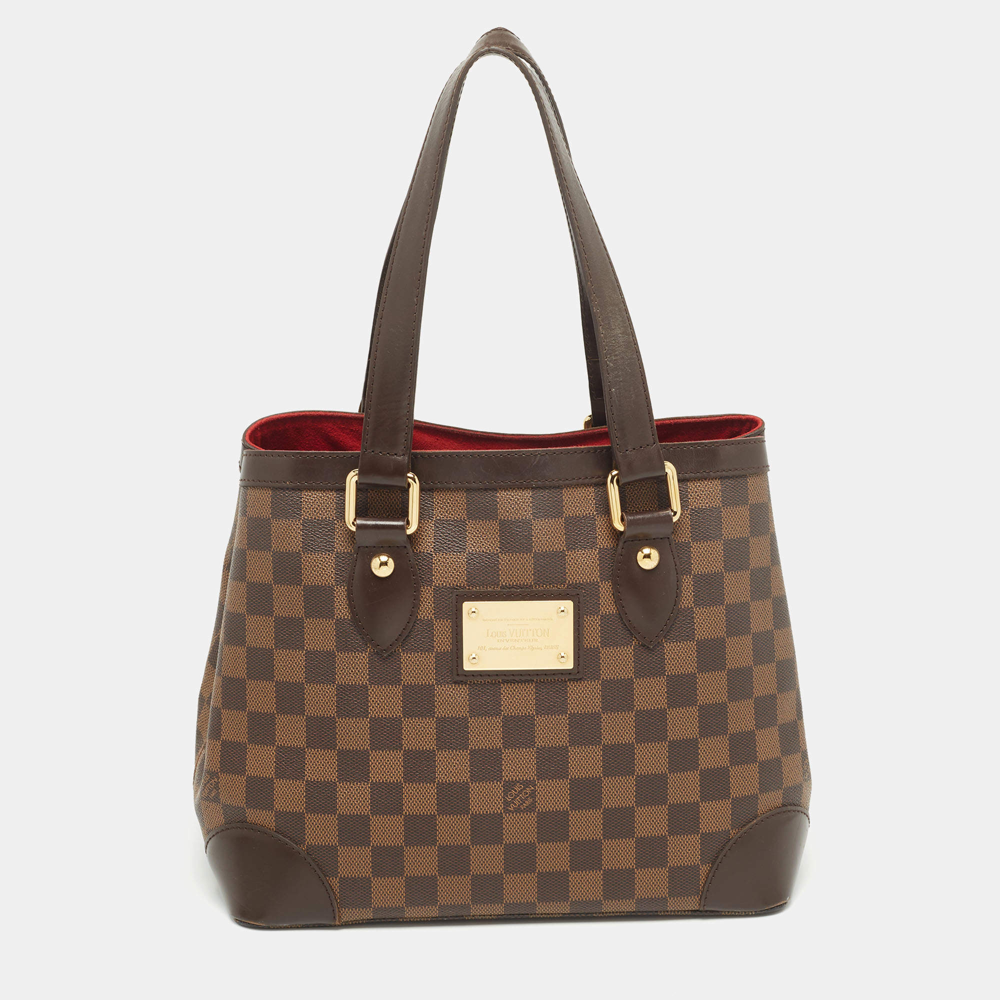 Louis Vuitton Damier Ebene Canvas Hampstead PM Bag