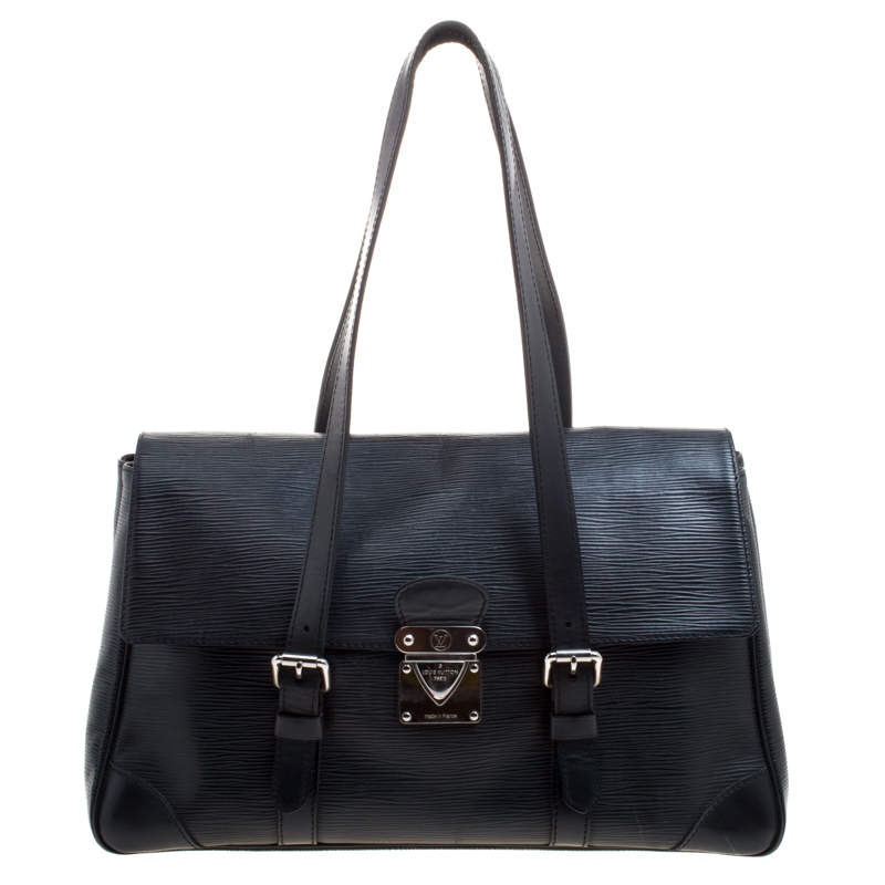 Louis Vuitton Epi Segur MM M58862 Black Leather Pony-style calfskin  ref.944695 - Joli Closet