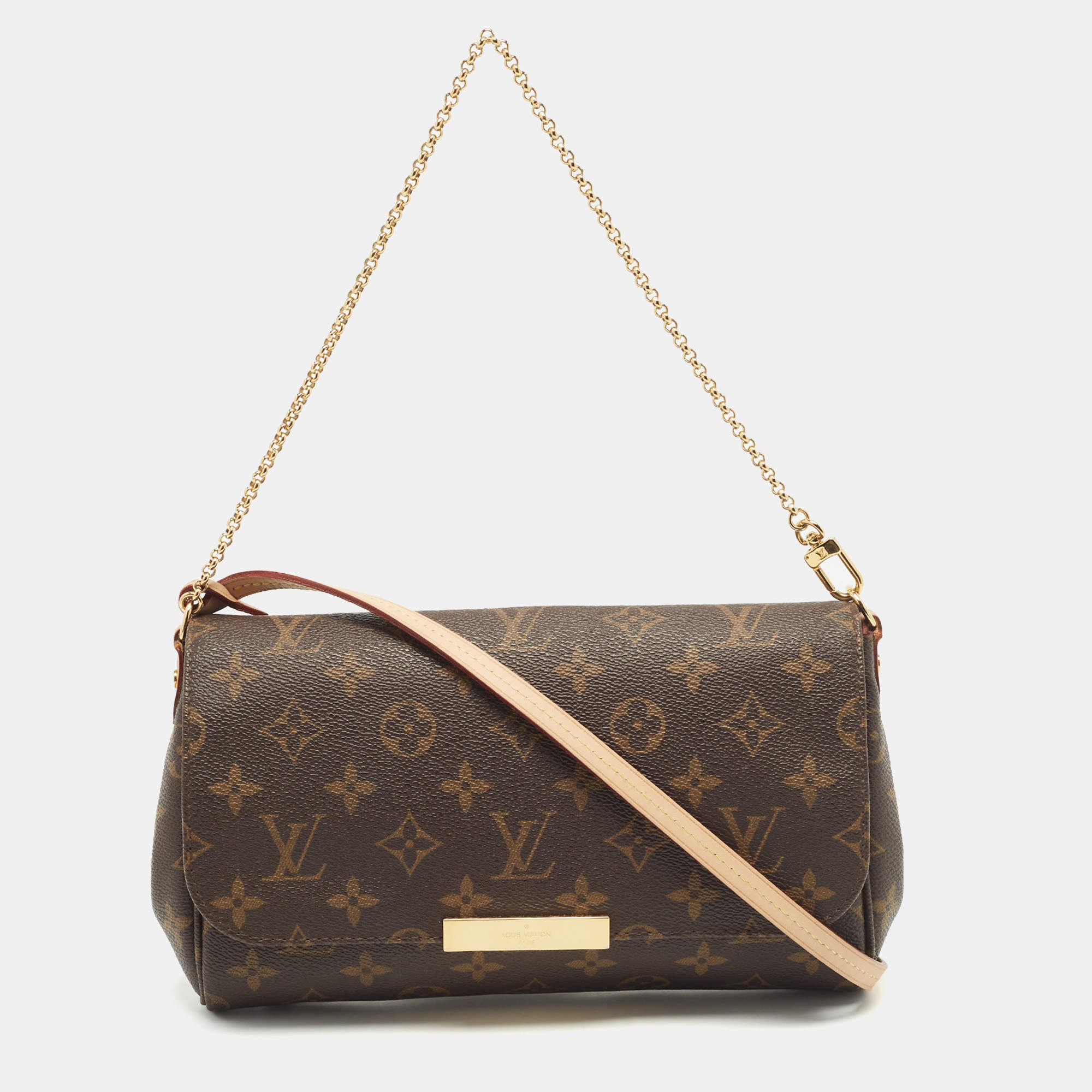 Pre Owned Louis Vuitton Monogram Canvas Favorite MM Bag