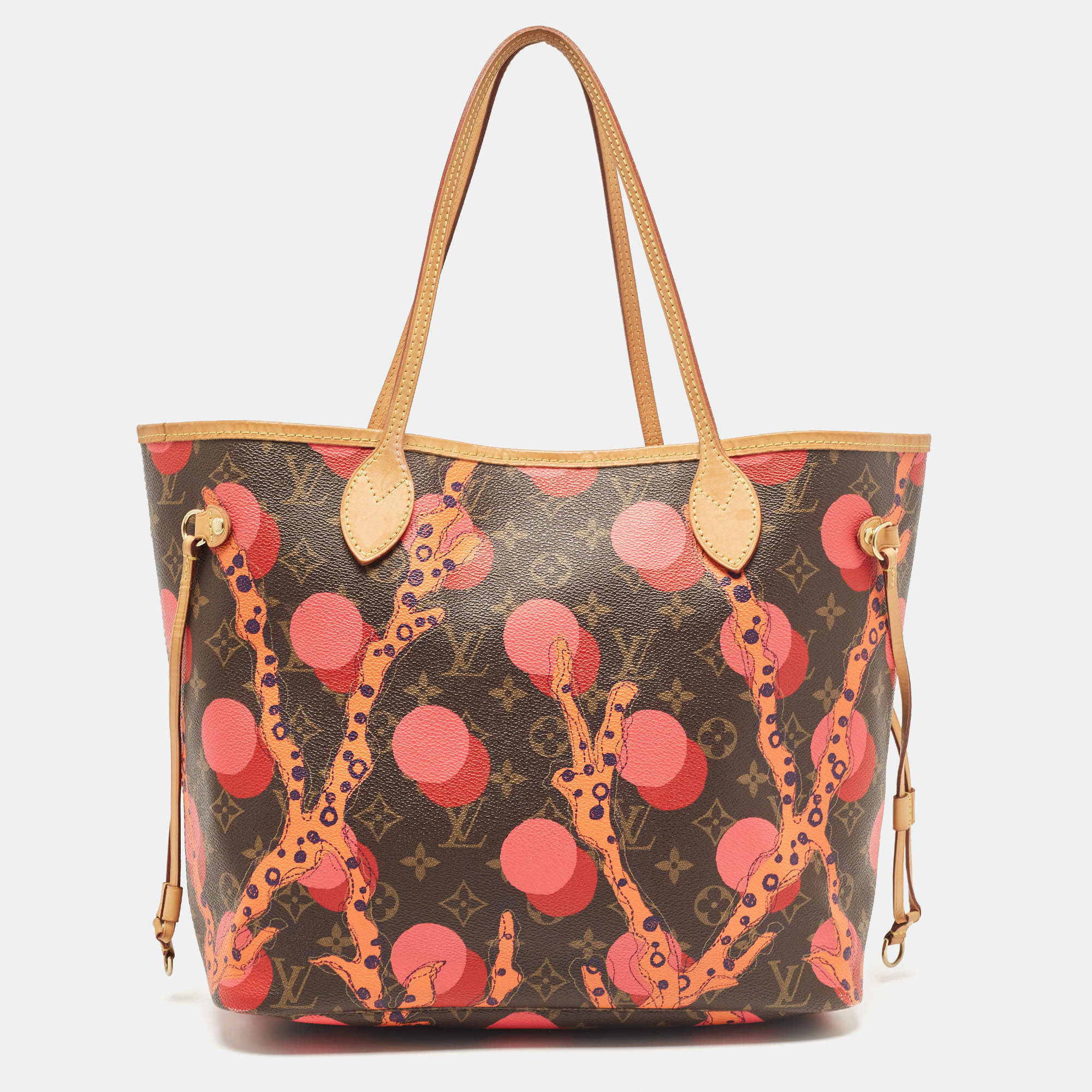Louis Vuitton Grenade Monogram Canvas Ramages Neverfull MM Bag