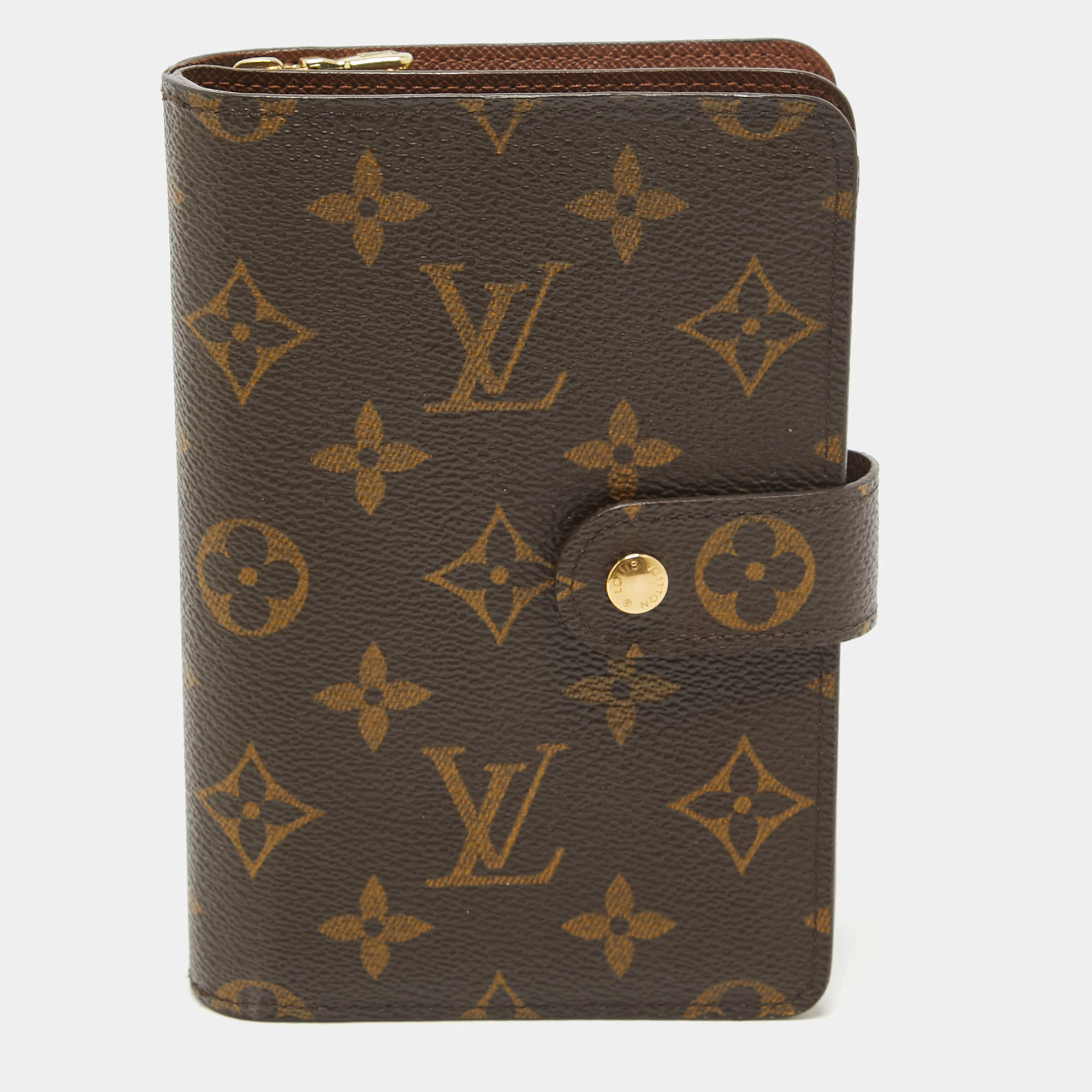 Louis Vuitton Monogram Canvas Porte Papier Zippe Wallet