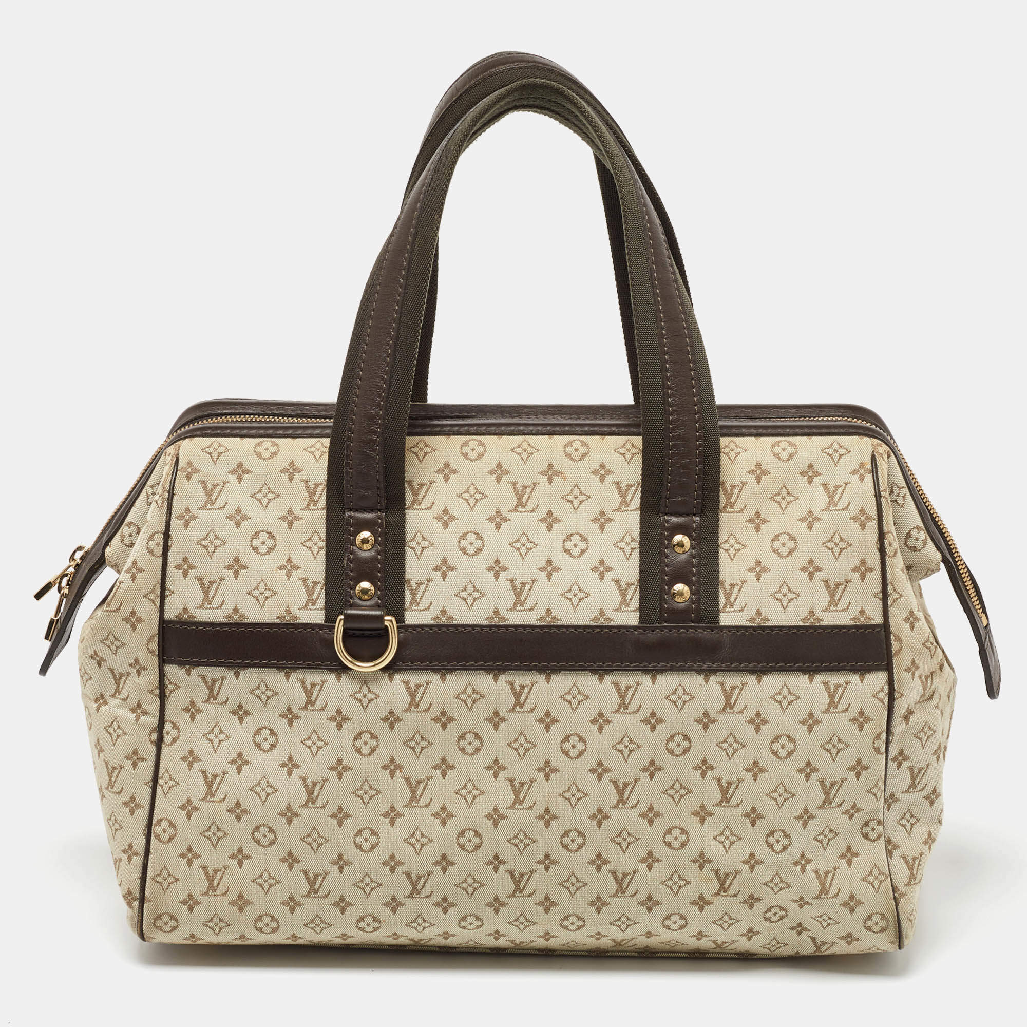 Louis Vuitton Beige/Brown Monogram Mini Lin Canvas Josephine GM Bag