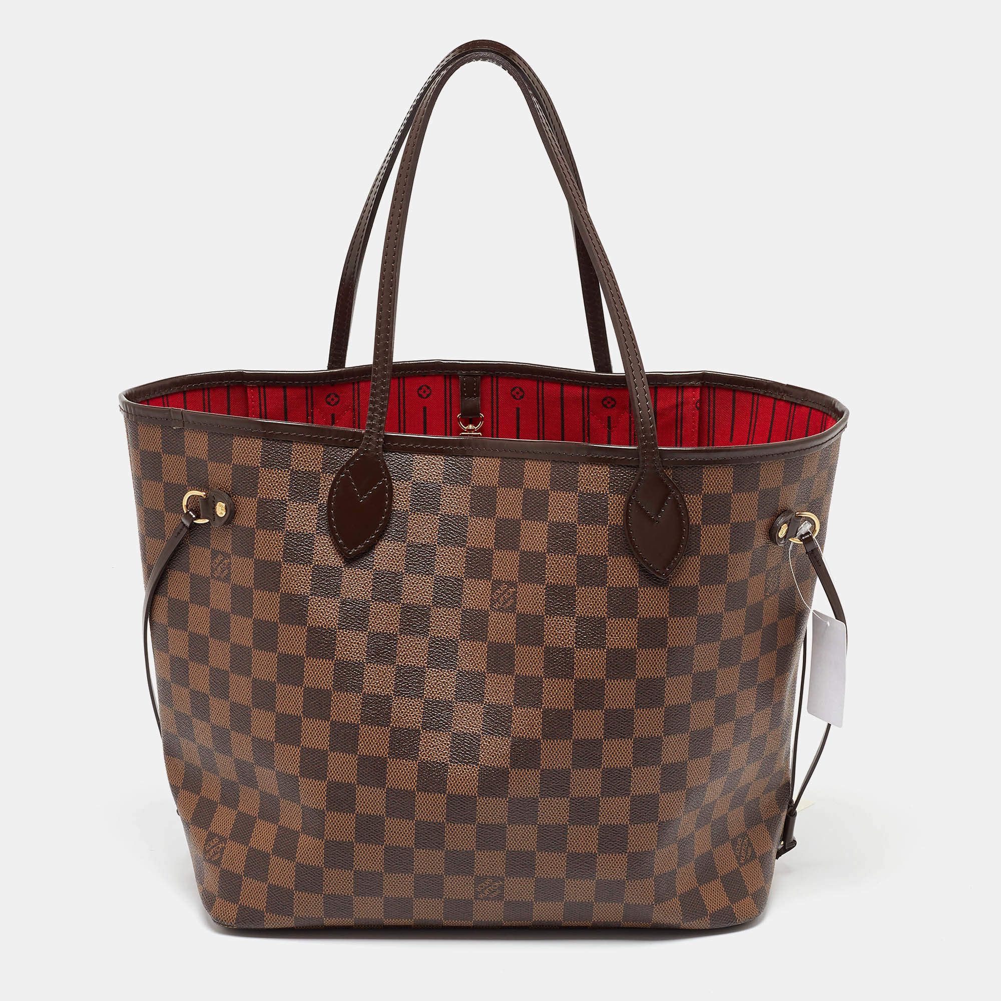 Louis Vuitton Damier Ebene Canvas Neverfull MM Bag