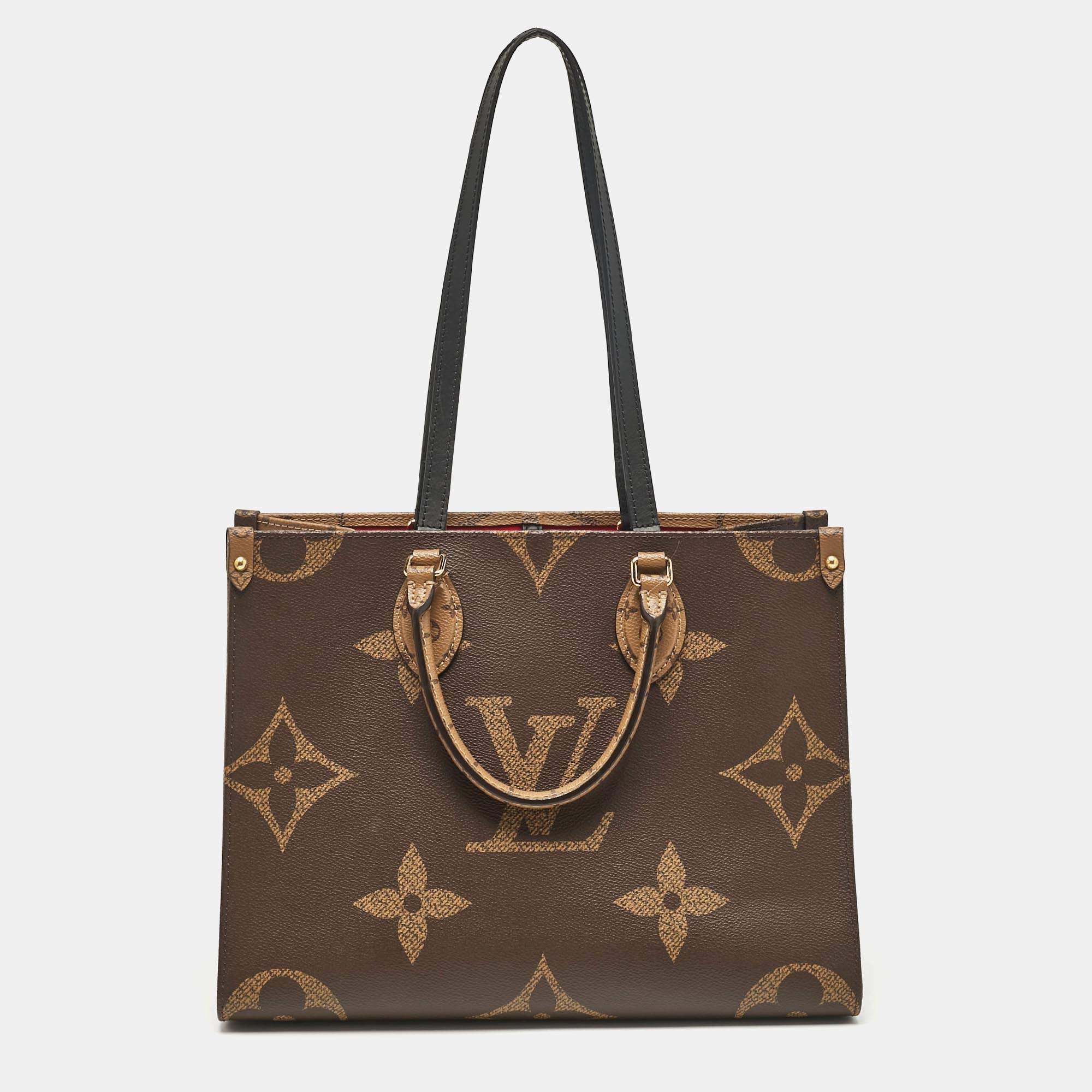 Louis Vuitton Reverse Monogram Canvas Giant Onthego MM Bag