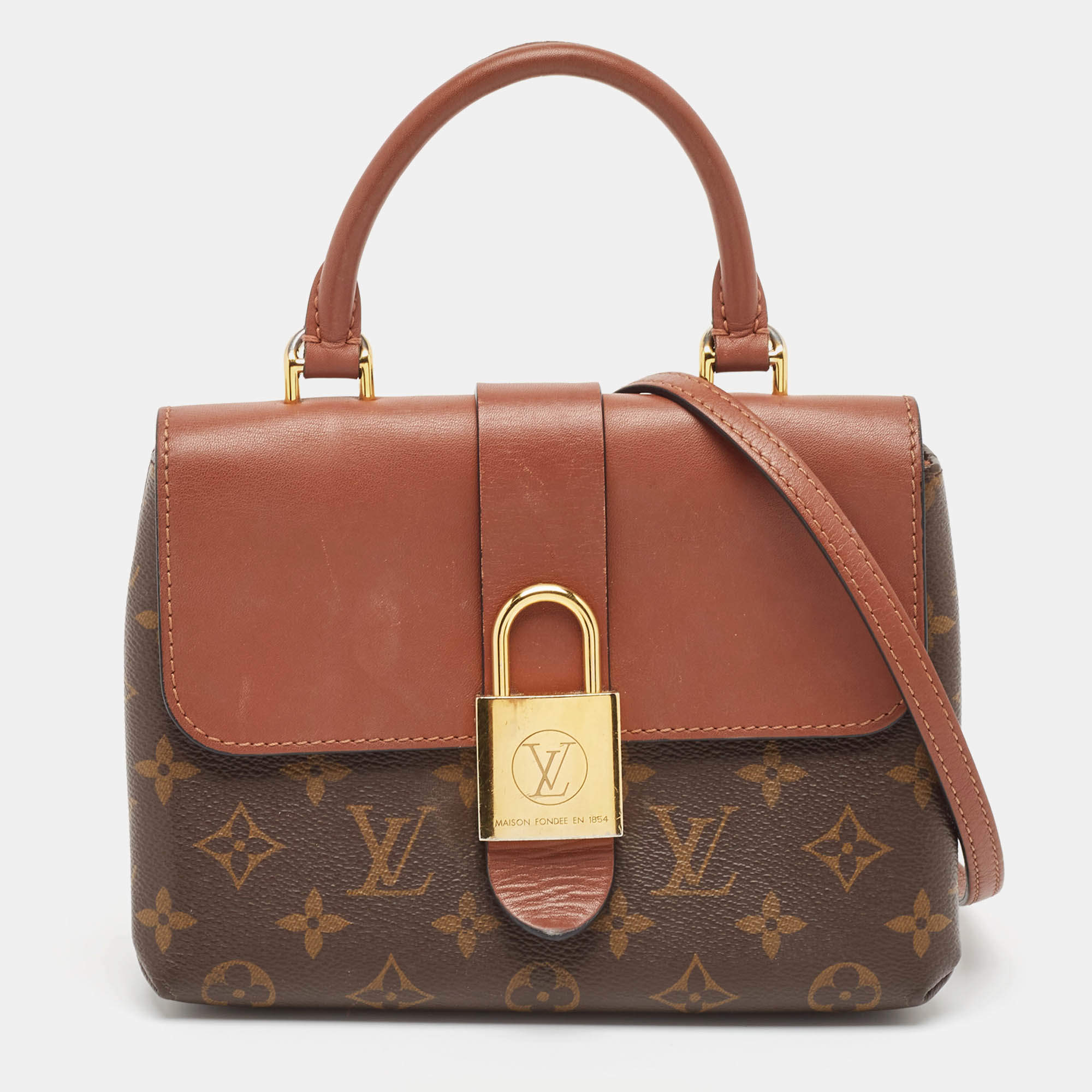 Louis Vuitton Caramel Monogram Canvas Locky BB Bag