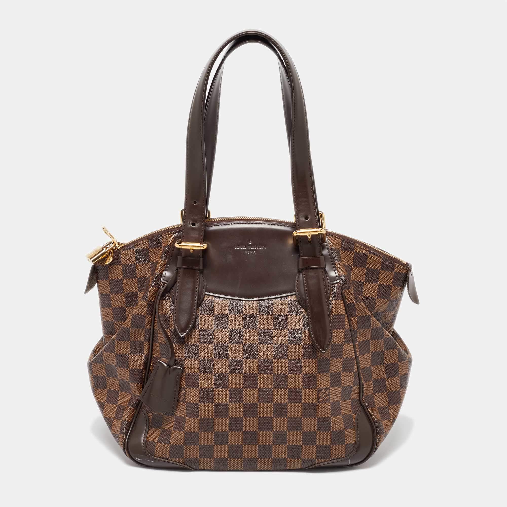 Louis Vuitton Damier Ebene Canvas Verona MM Bag