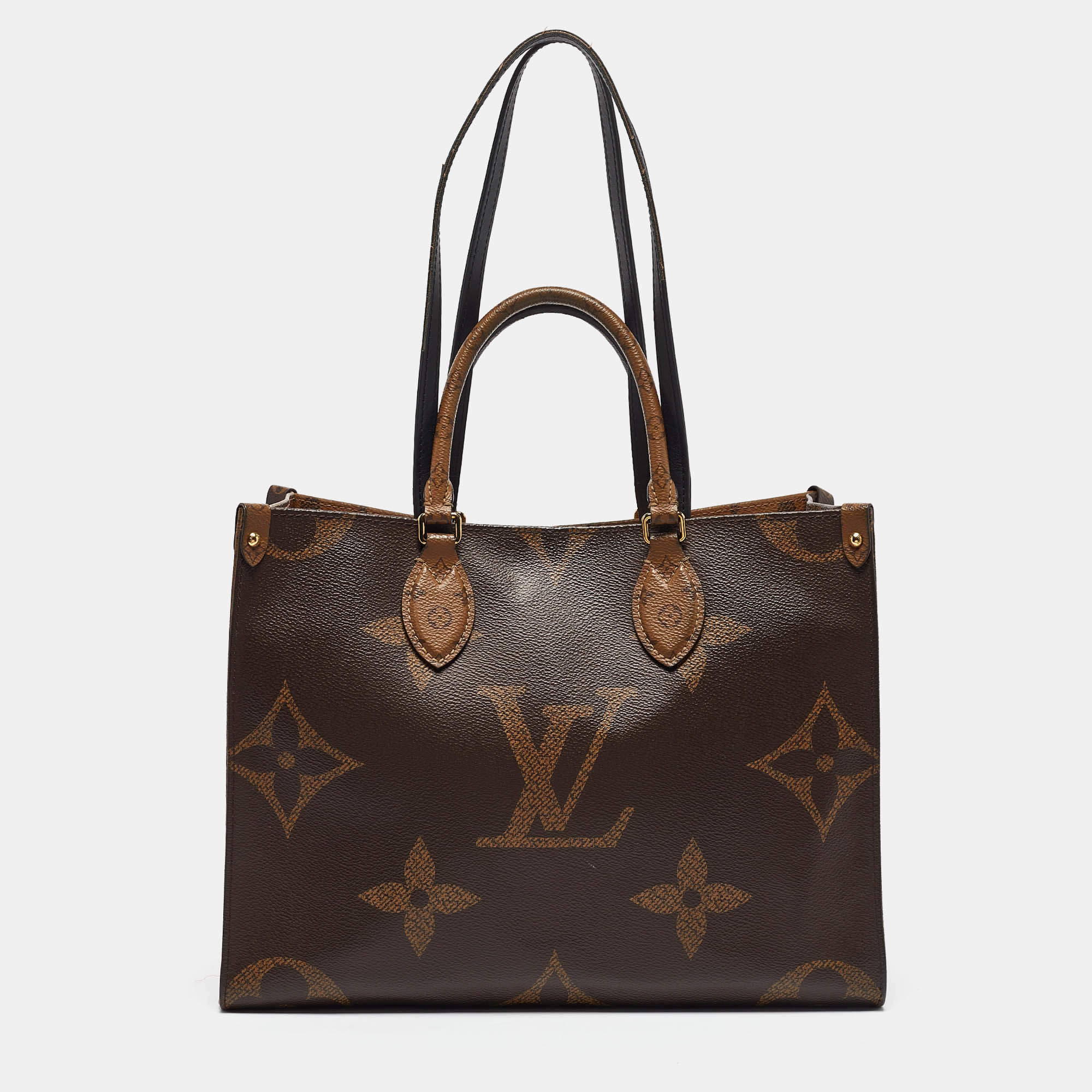 Pre Owned Louis Vuitton Reverse Monogram Canvas Giant Onthego MM Bag