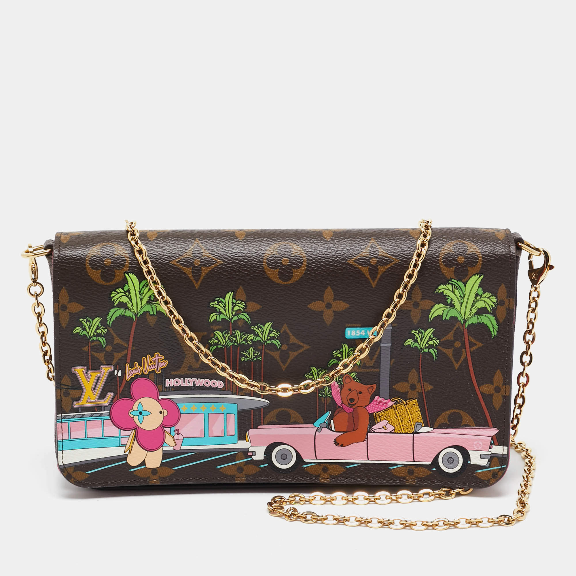 مملوكة مسبقًا Louis Vuitton Monogram Canvas Limited Edition Vivienne Felicie Pochette Bag