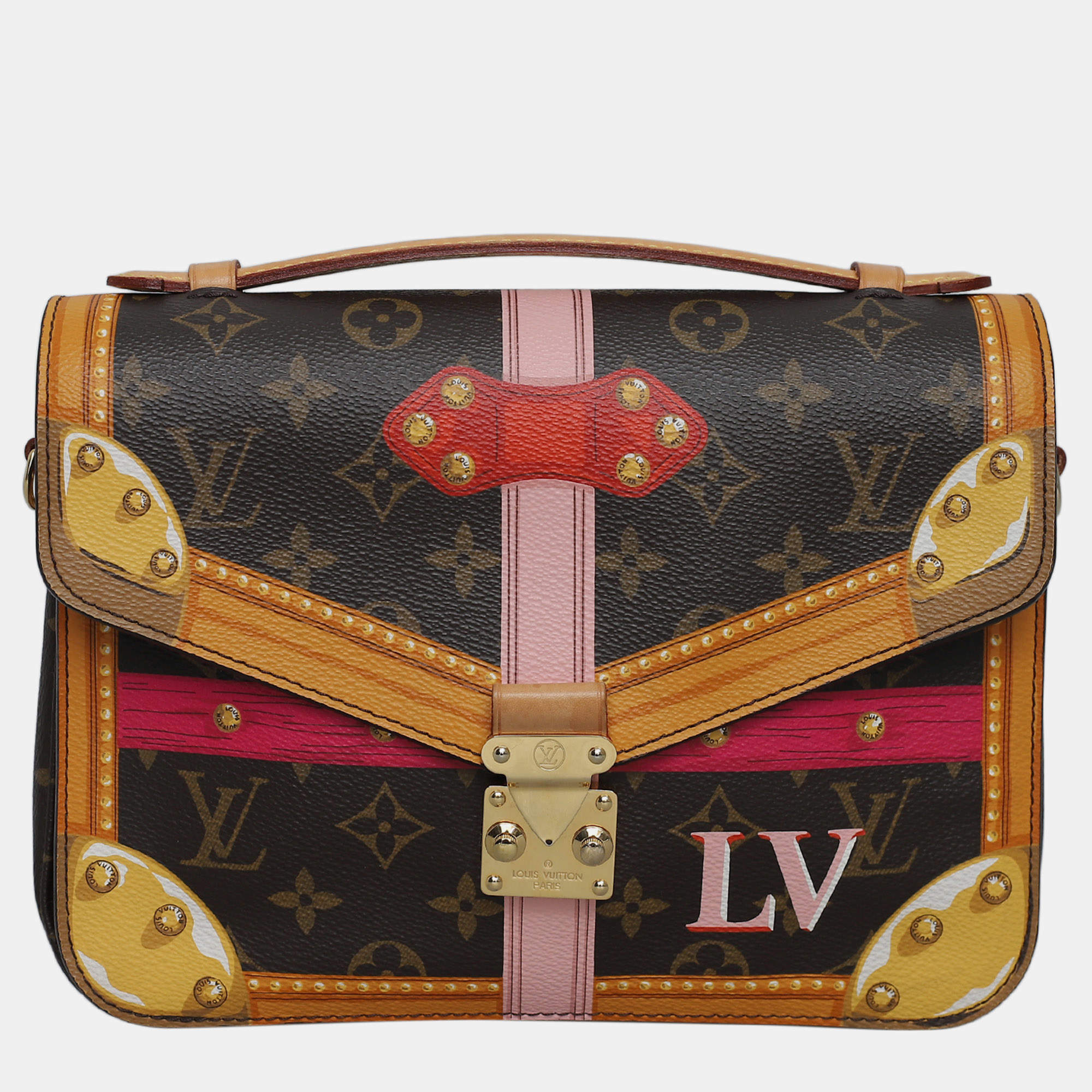 Louis Vuitton Multicolor Monogram Summer Trunk Metis MM Bag