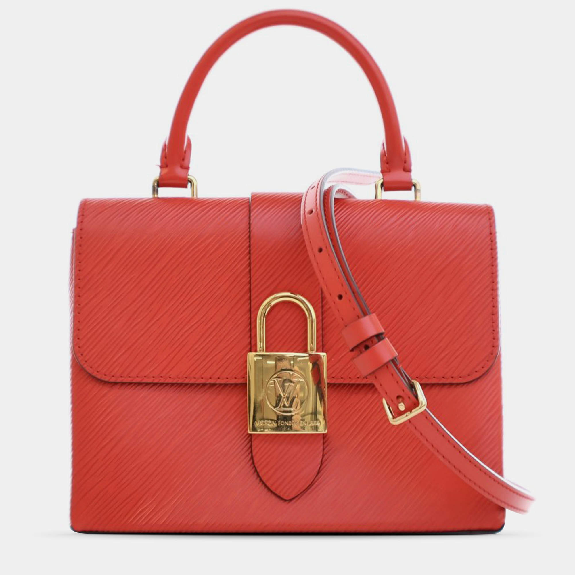 Louis Vuitton Red Epi Leather Locky BB Bag