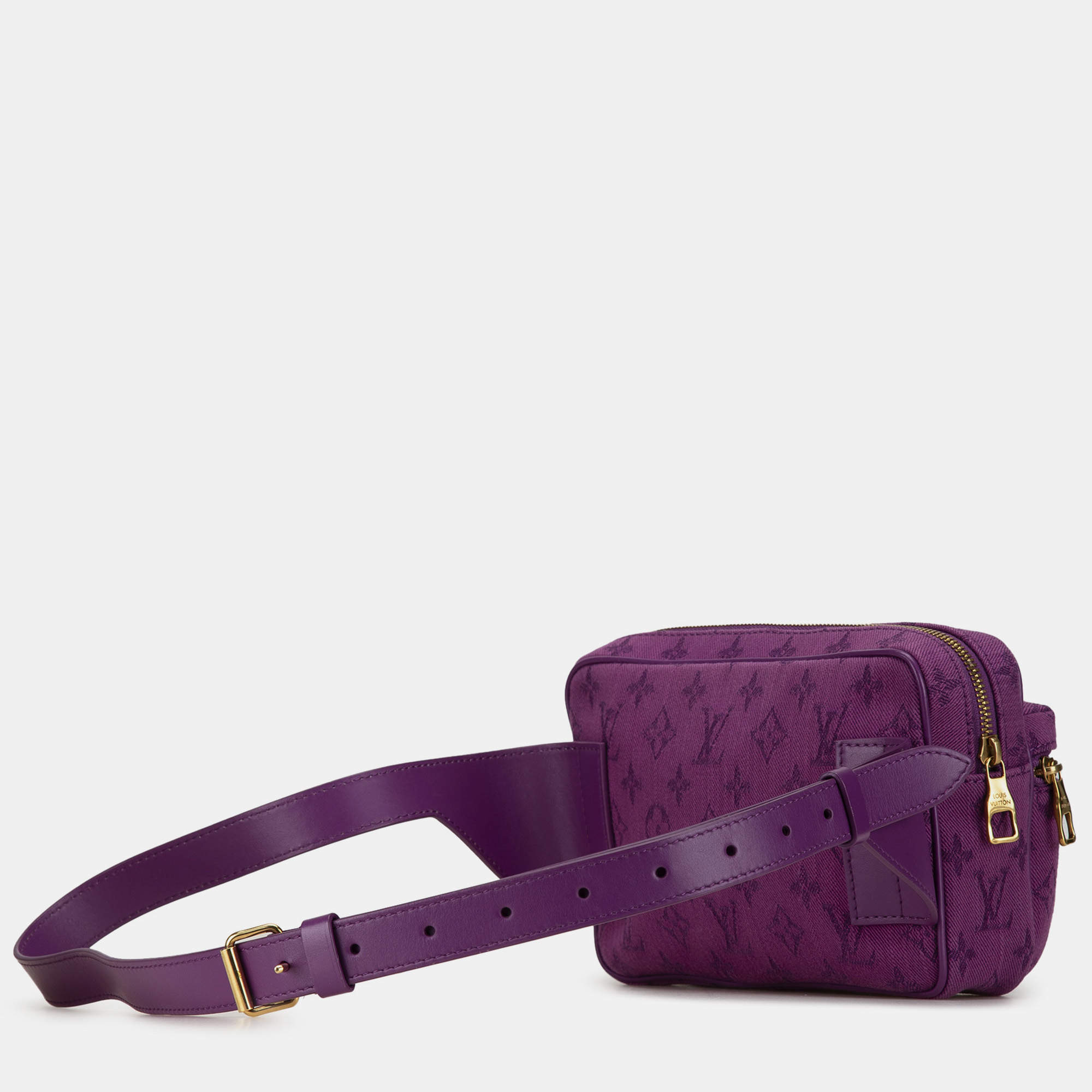 Louis Vuitton Purple Monogram Denim Outdoor Bumbag Louis Vuitton TLC