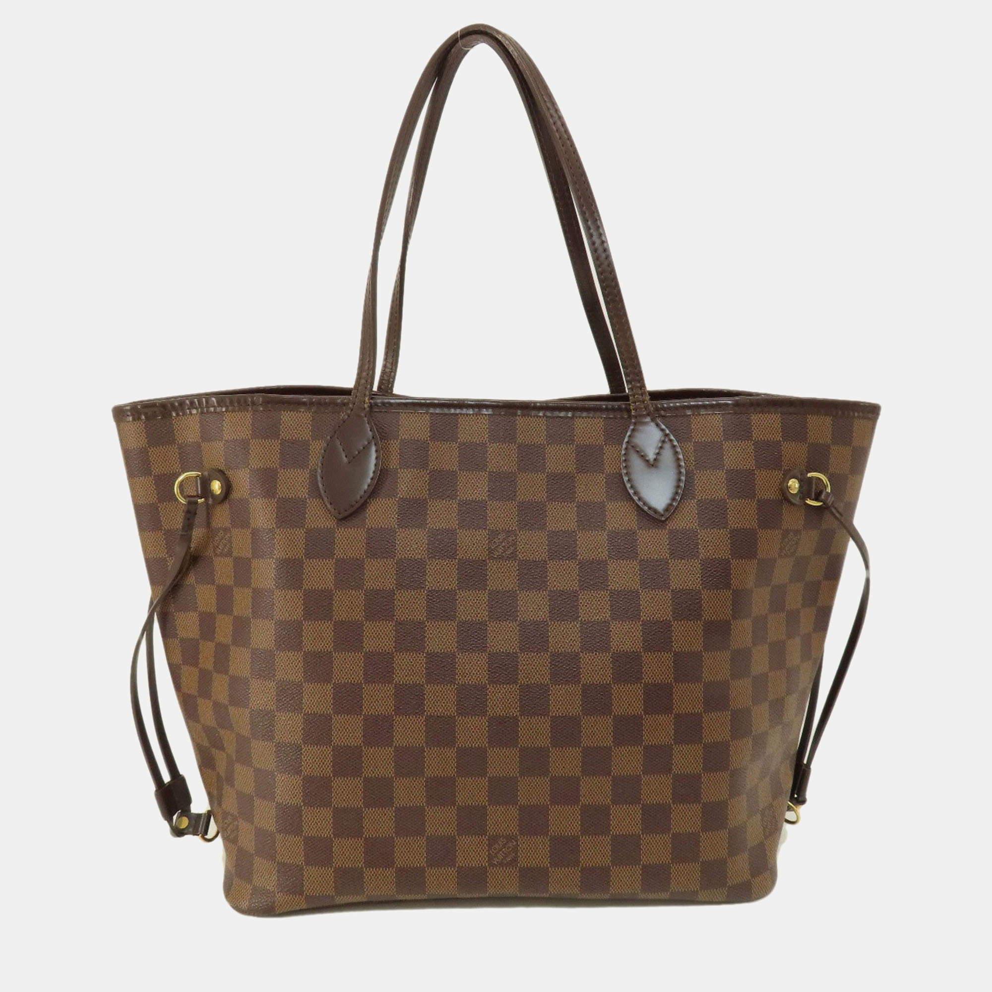 Louis Vuitton Brown Canvas MM Neverfull Tote Bag